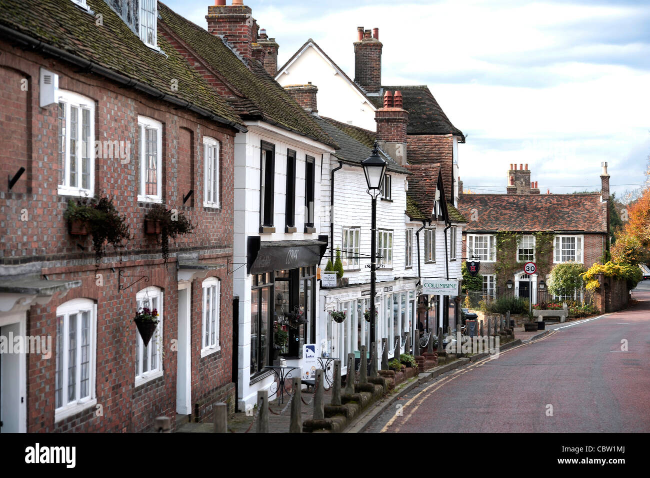 Mayfield Village High Street, East Sussex Stock Photo Alamy