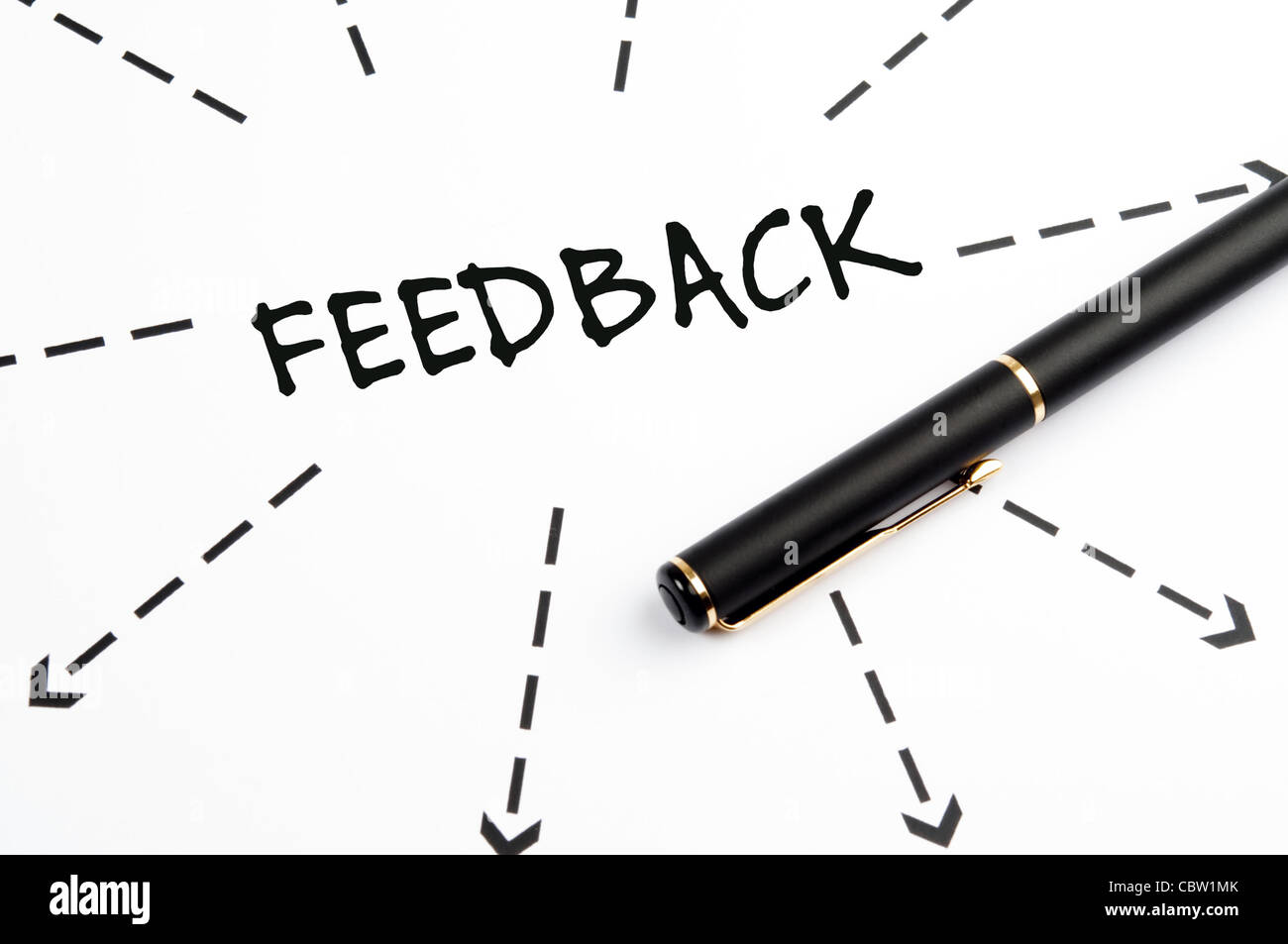 Feedback arrow hi-res stock photography and images - Alamy