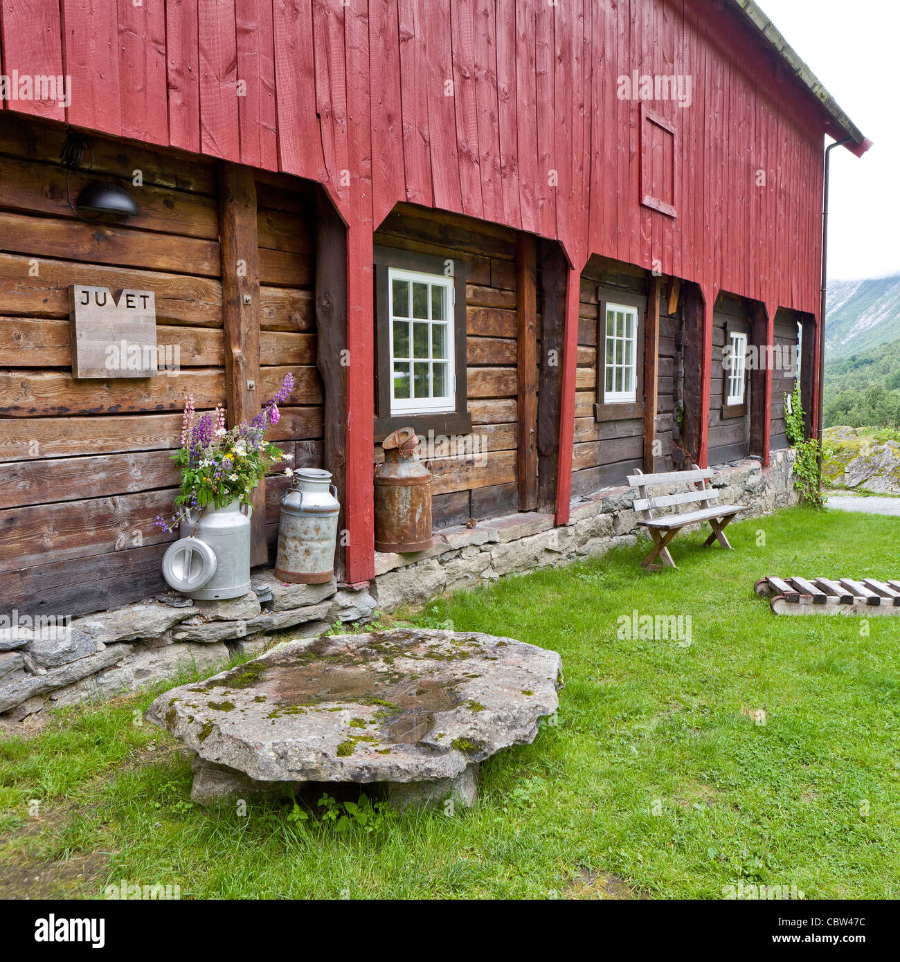 Juvet Landscape Hotel, Valldal, Norway Stock Photo
