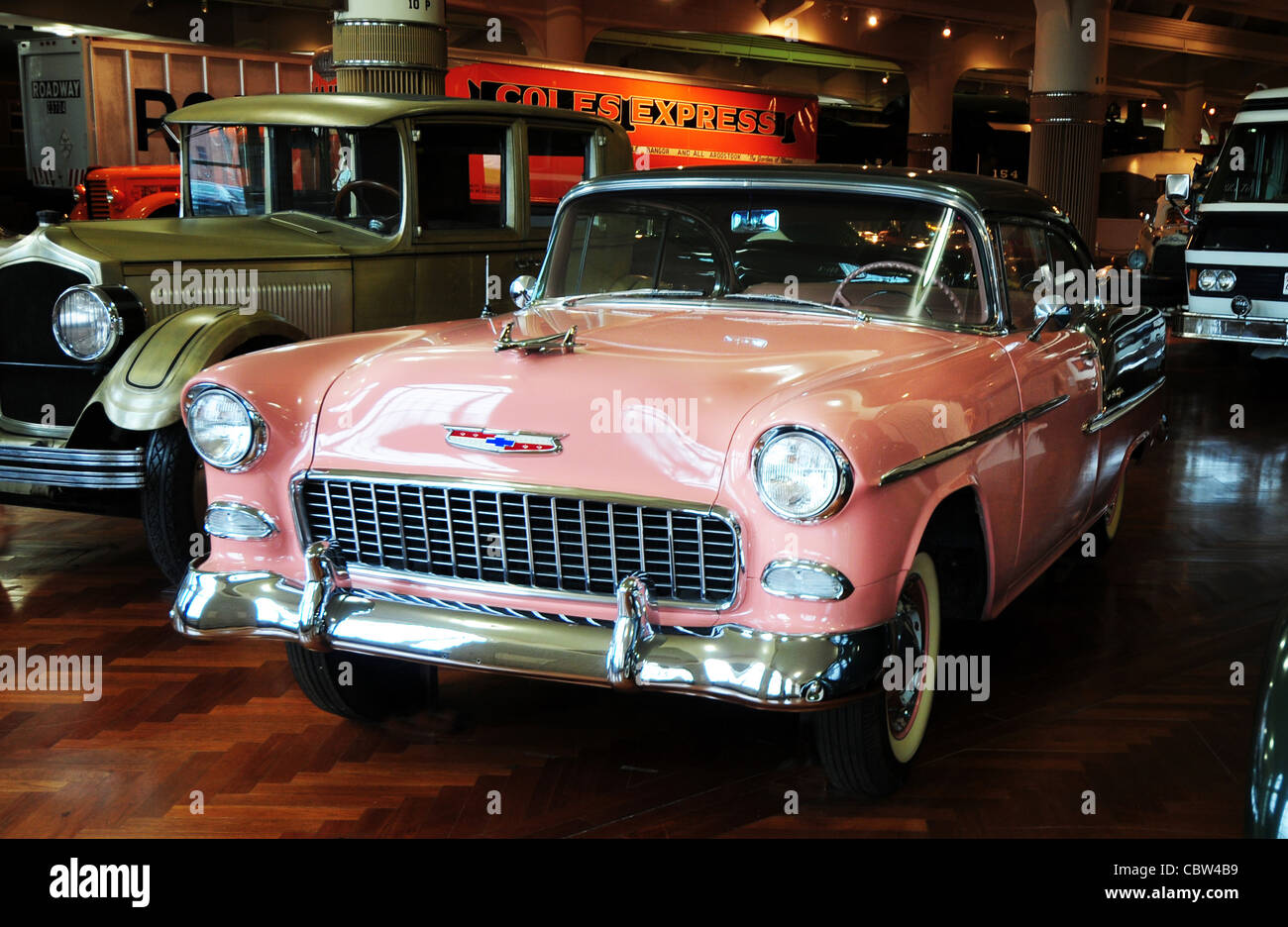 Chevrolet Belair 1955 at the Henry Ford, Daerborn, Michican, USA Stock Photo