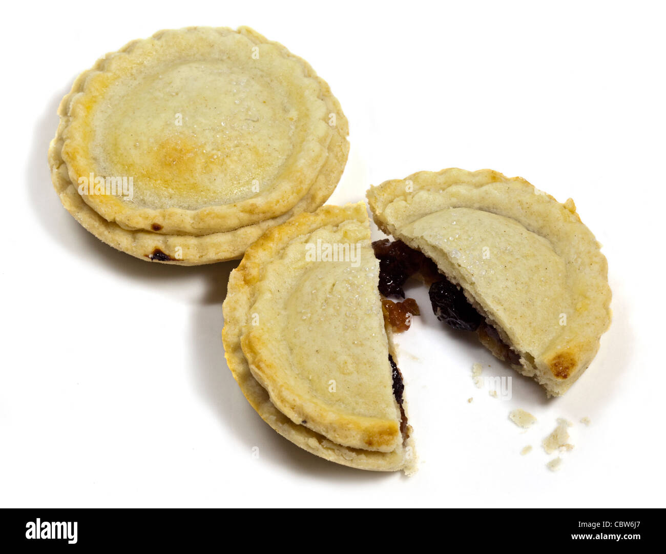 Homemade Mince Pies Stock Photo