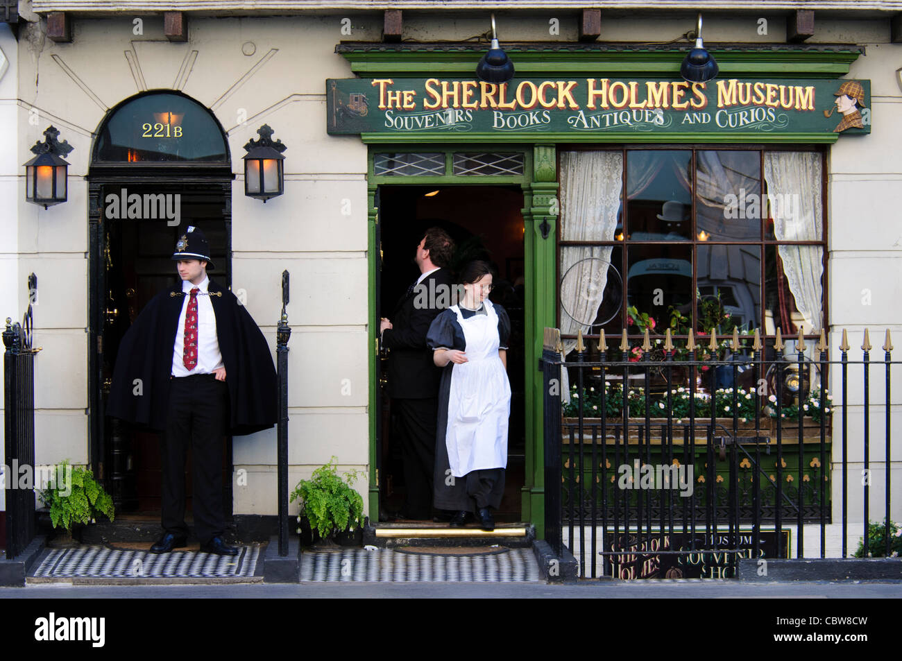 The Sherlock Holmes Museum Stock Photo