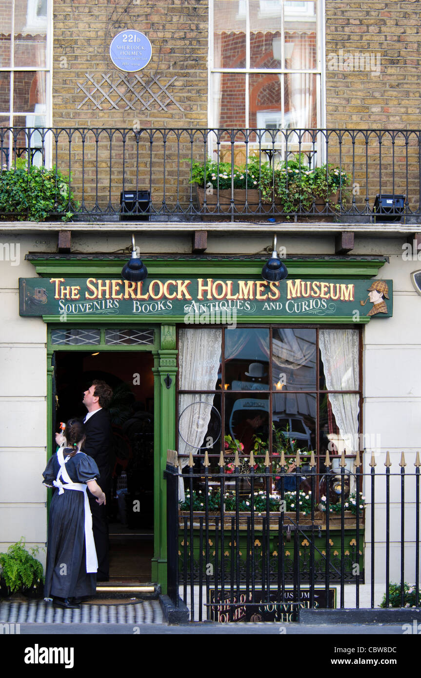 The Sherlock Holmes Museum Stock Photo