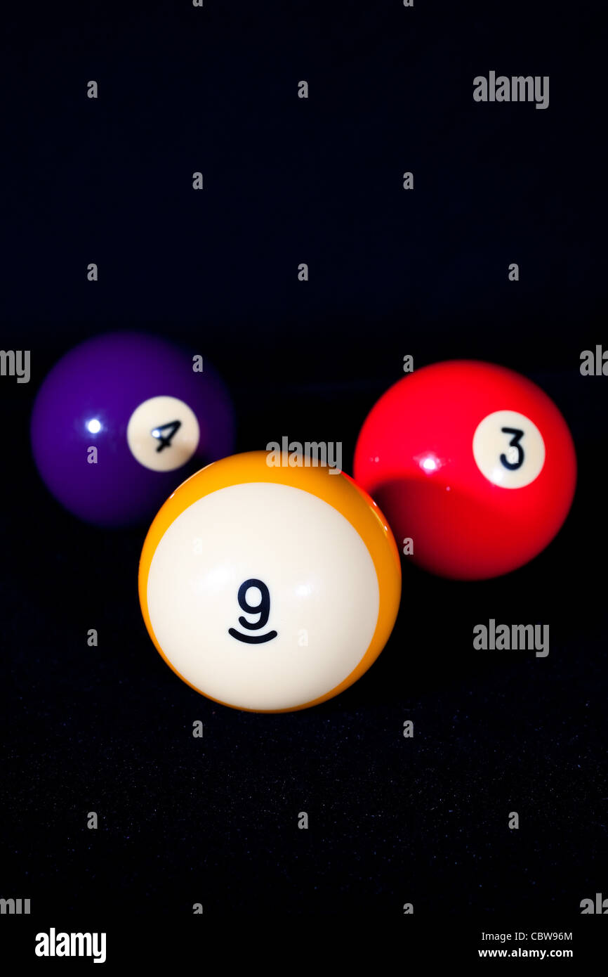 Four billiard balls numbers hires stock photography and images Alamy
