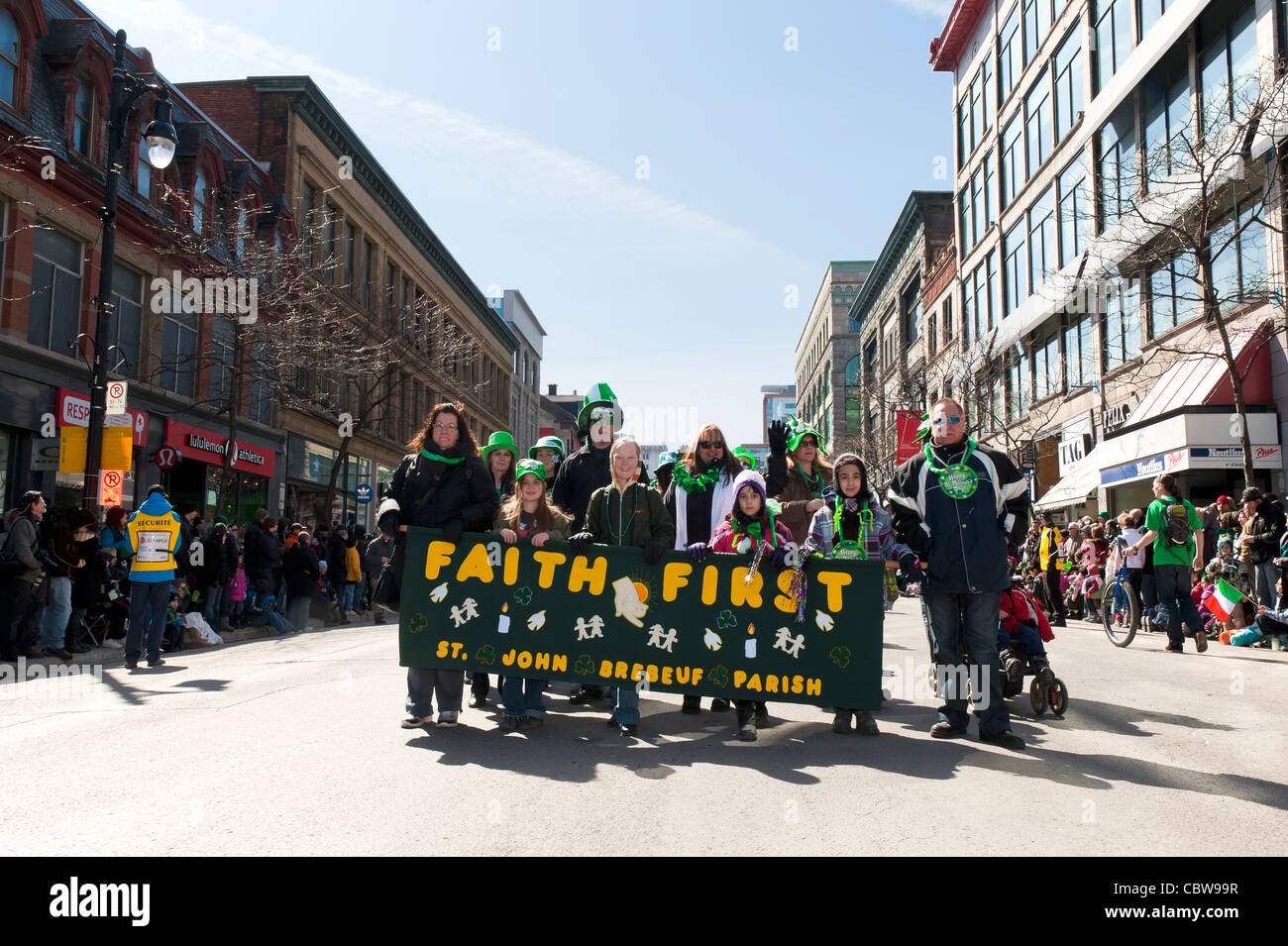 st patricks day parade montreal route