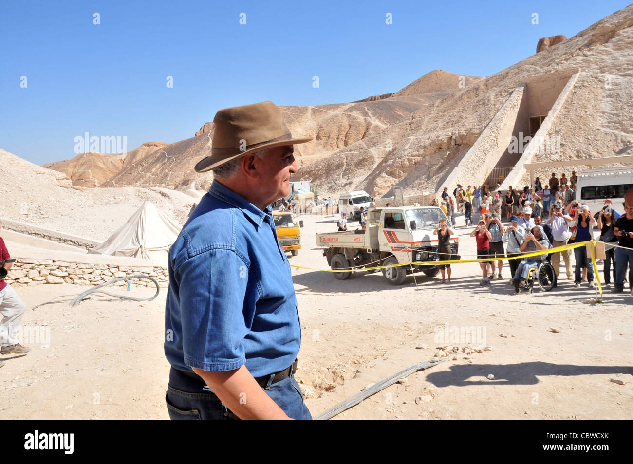 Zahi Hawass, Director of the Supreme Council of Antiquities in Egypt