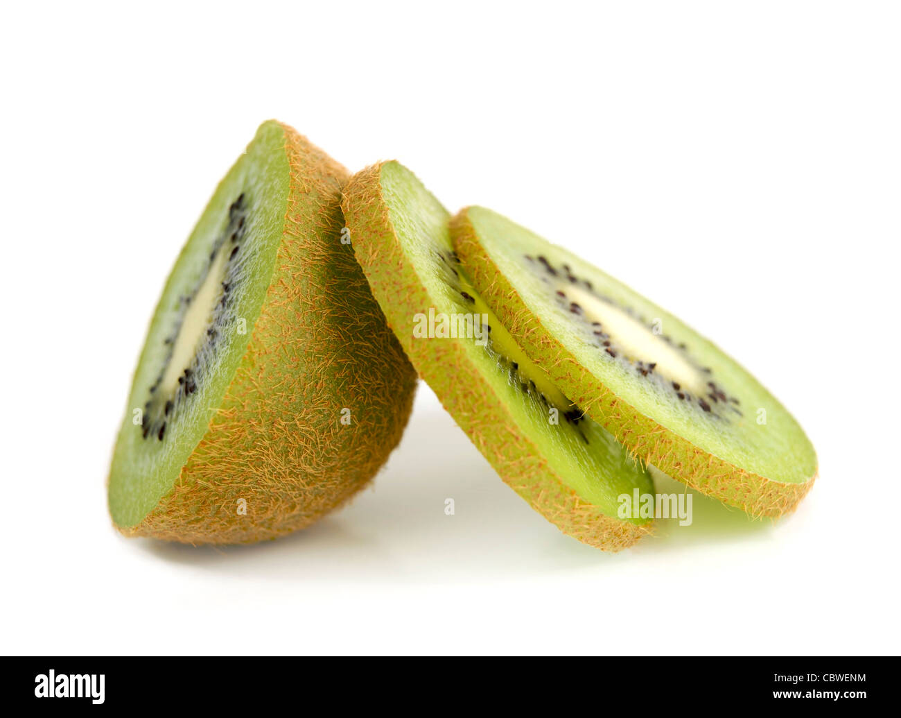 Kiwi slices Stock Photo