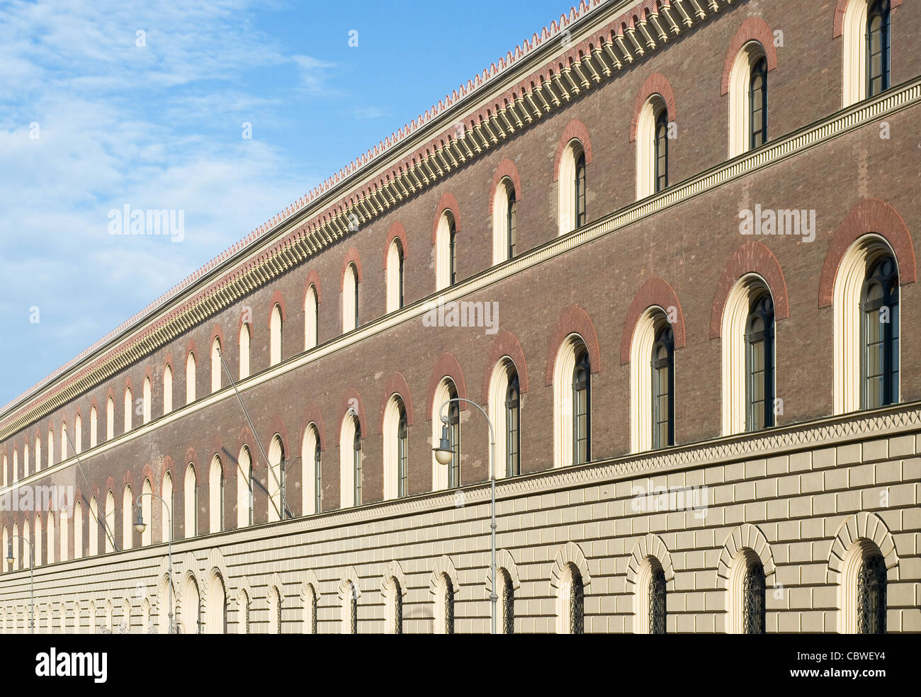 Bavarian State Library as Example of Italian Renaissance Style Architecture Stock Photo
