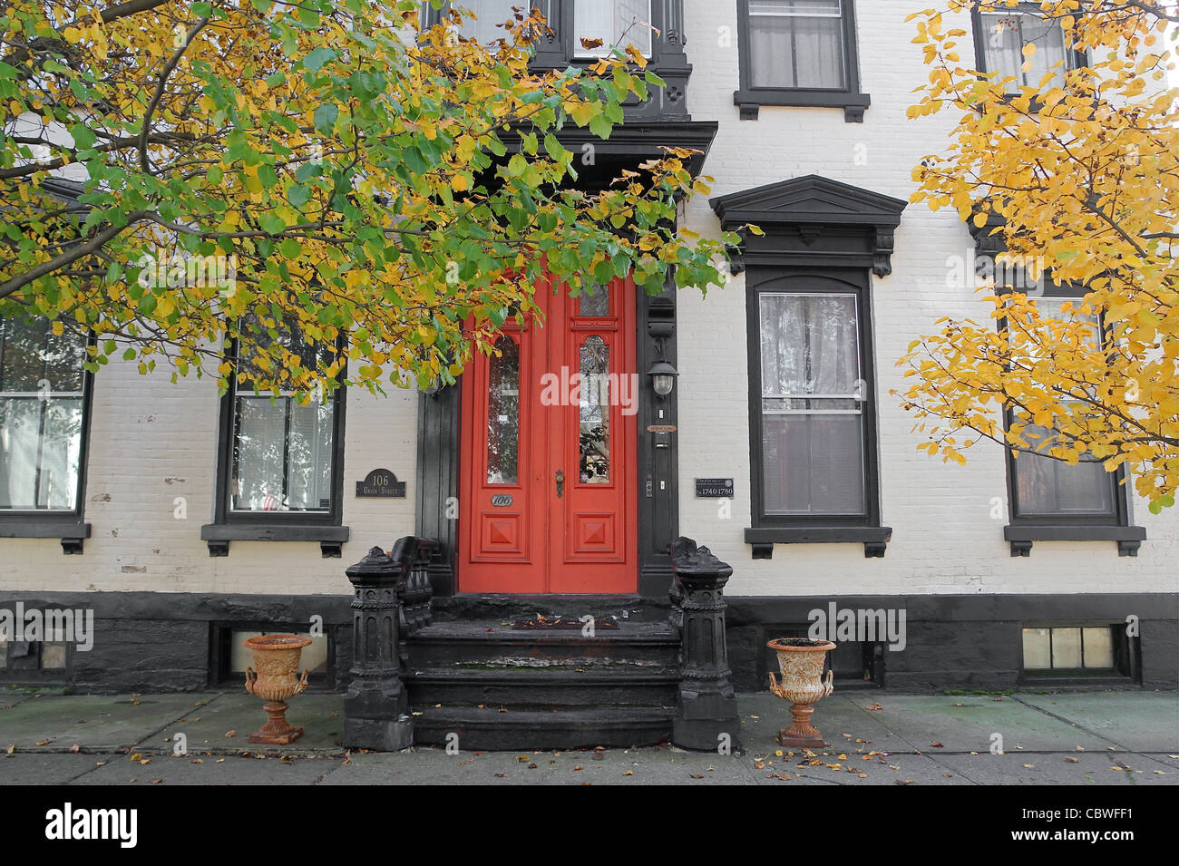 A home in Schenectady's Stockade Historic District. Schenectady, New