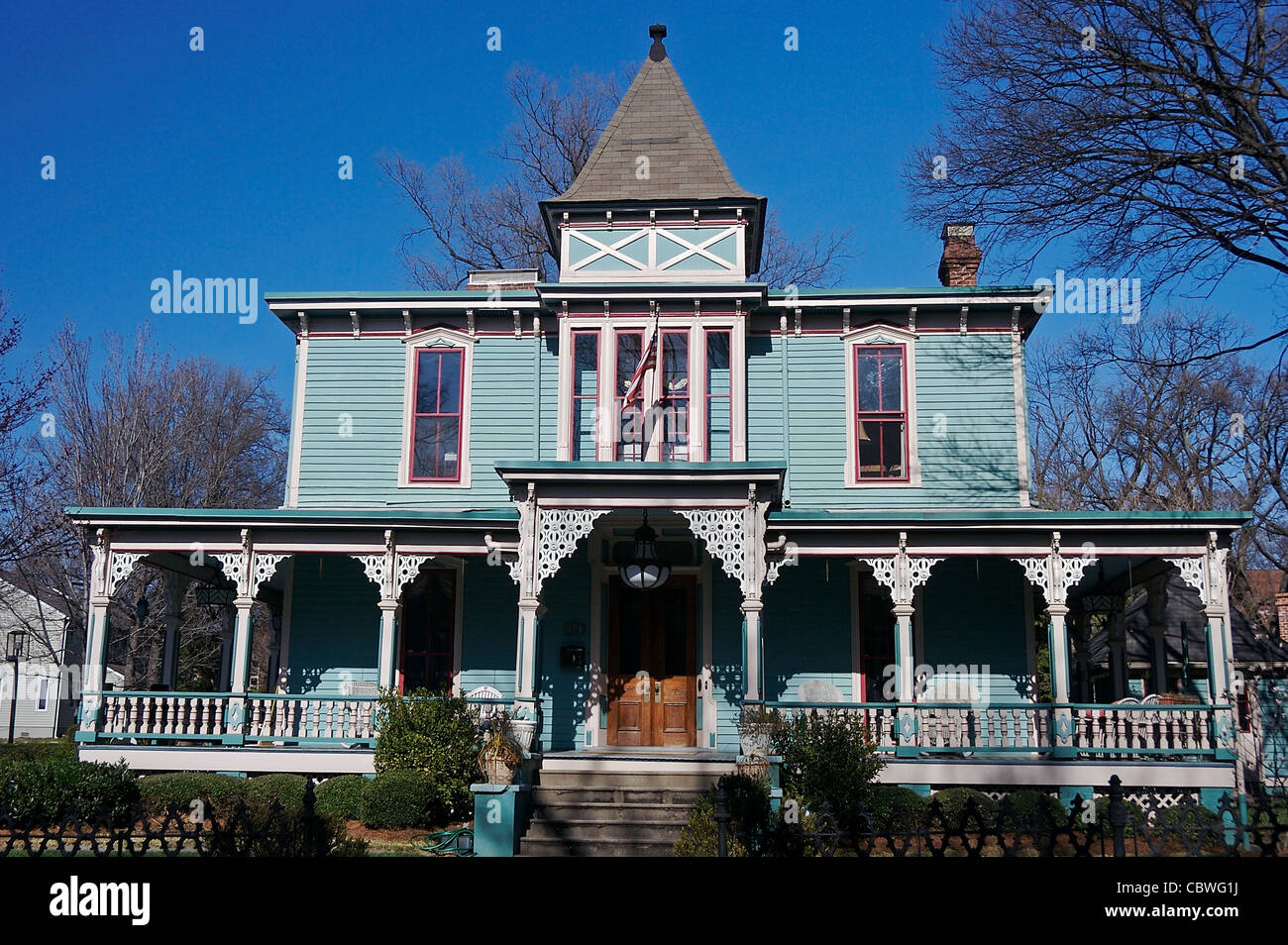 The Berryhill House, built in 1884, is one of the homes in Charlotte