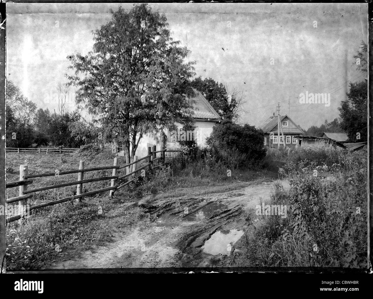 Torn down old house Black and White Stock Photos & Images - Alamy