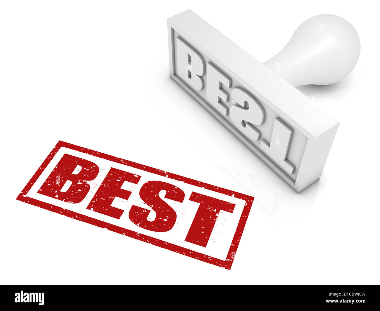 BEST rubber stamp. Part of a rubber stamp series Stock Photo Alamy