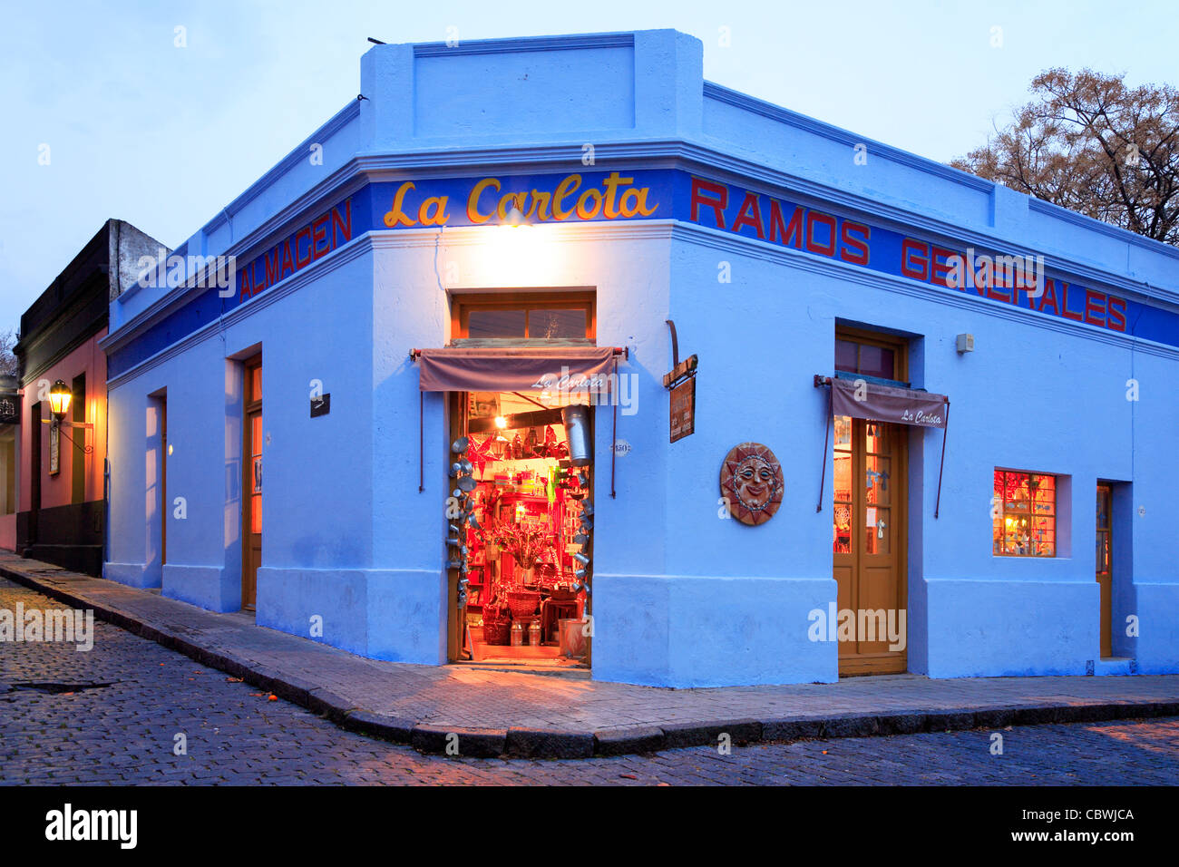 Souvenir store at Colonia del sacramento. uruguay, south america Stock