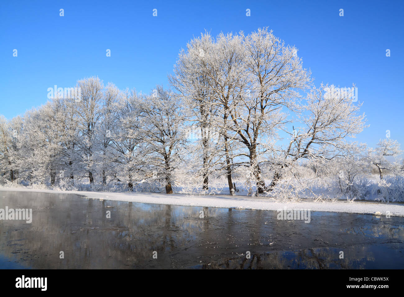 ice on river Stock Photo - Alamy