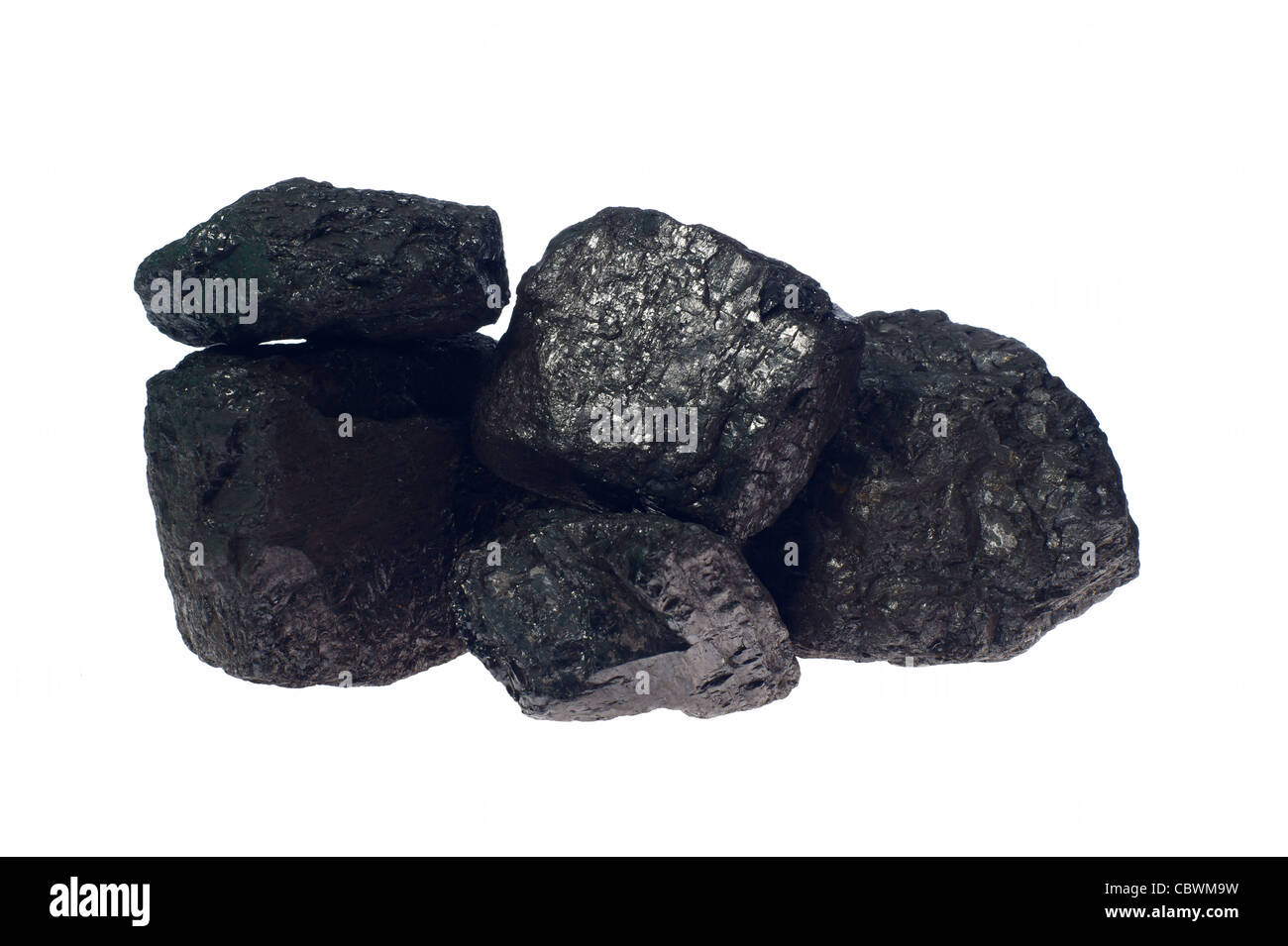 coal, carbon nuggets Stock Photo