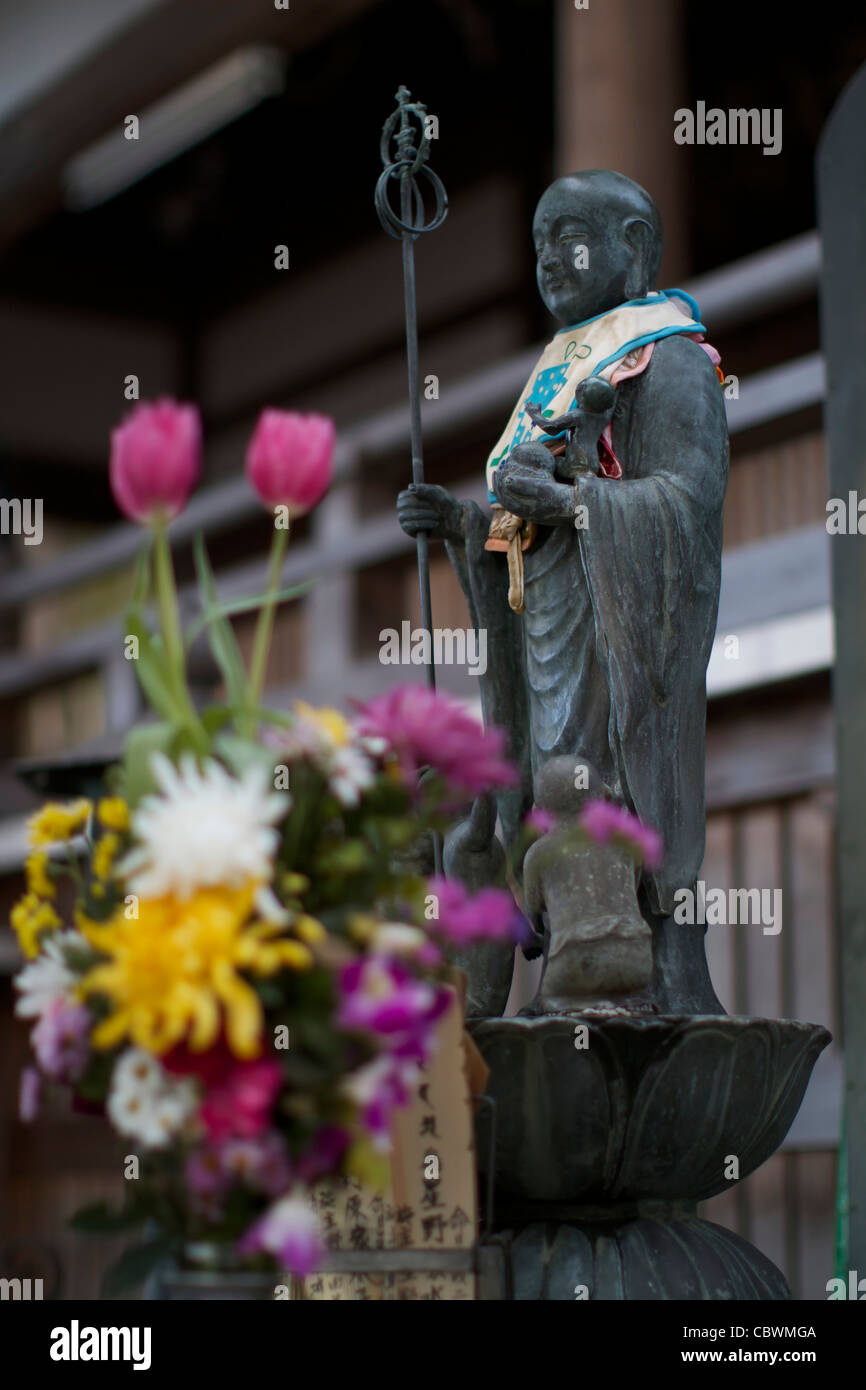 Protector of children statue, koyasu jizo Stock Photo Alamy