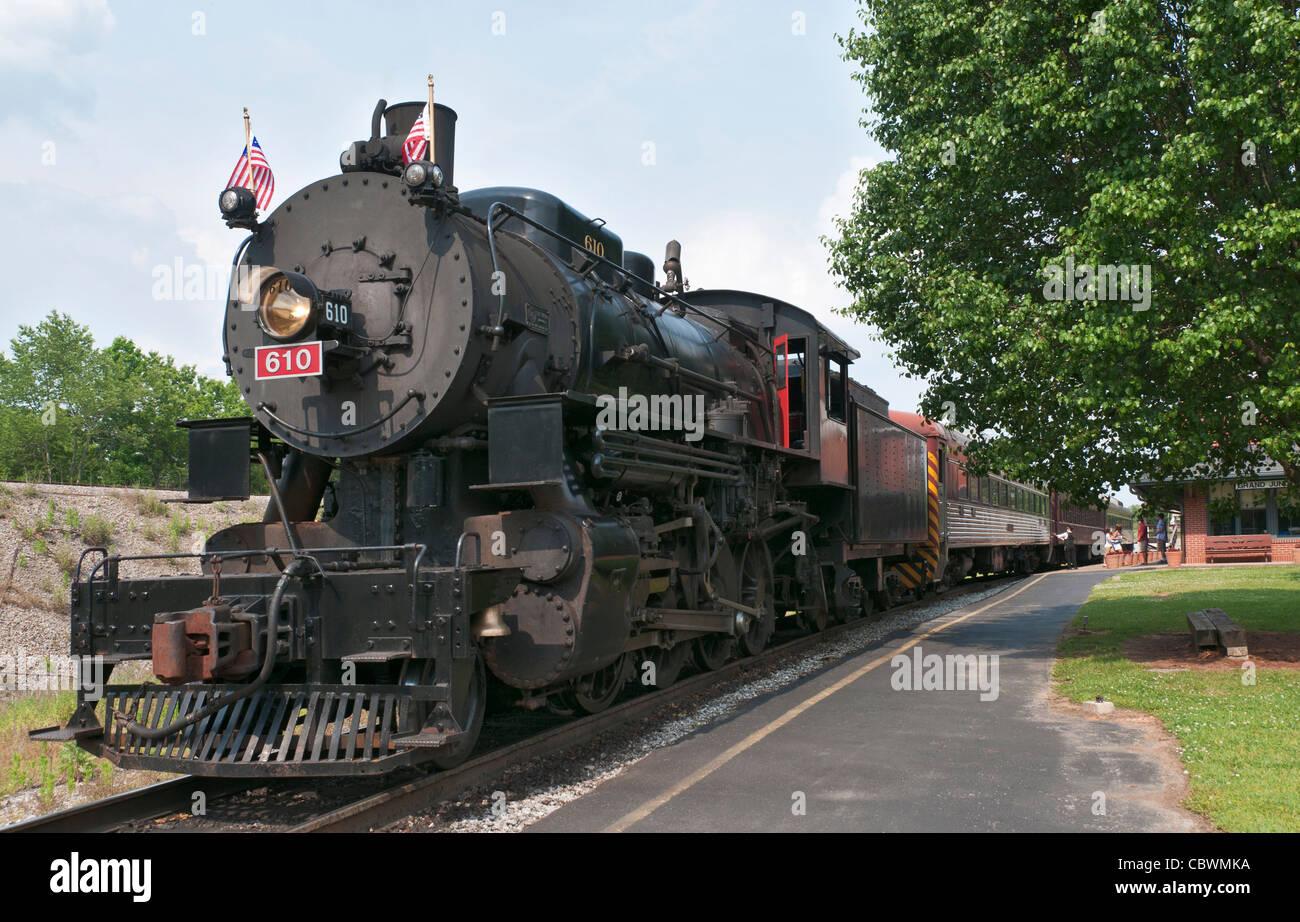 Tennessee, Chattanooga, Tennessee Valley Railroad Museum, tourist train