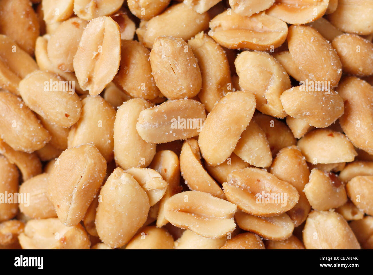 salty peanuts Stock Photo