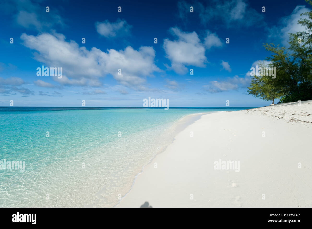 Denis private island, Seychelles Stock Photo