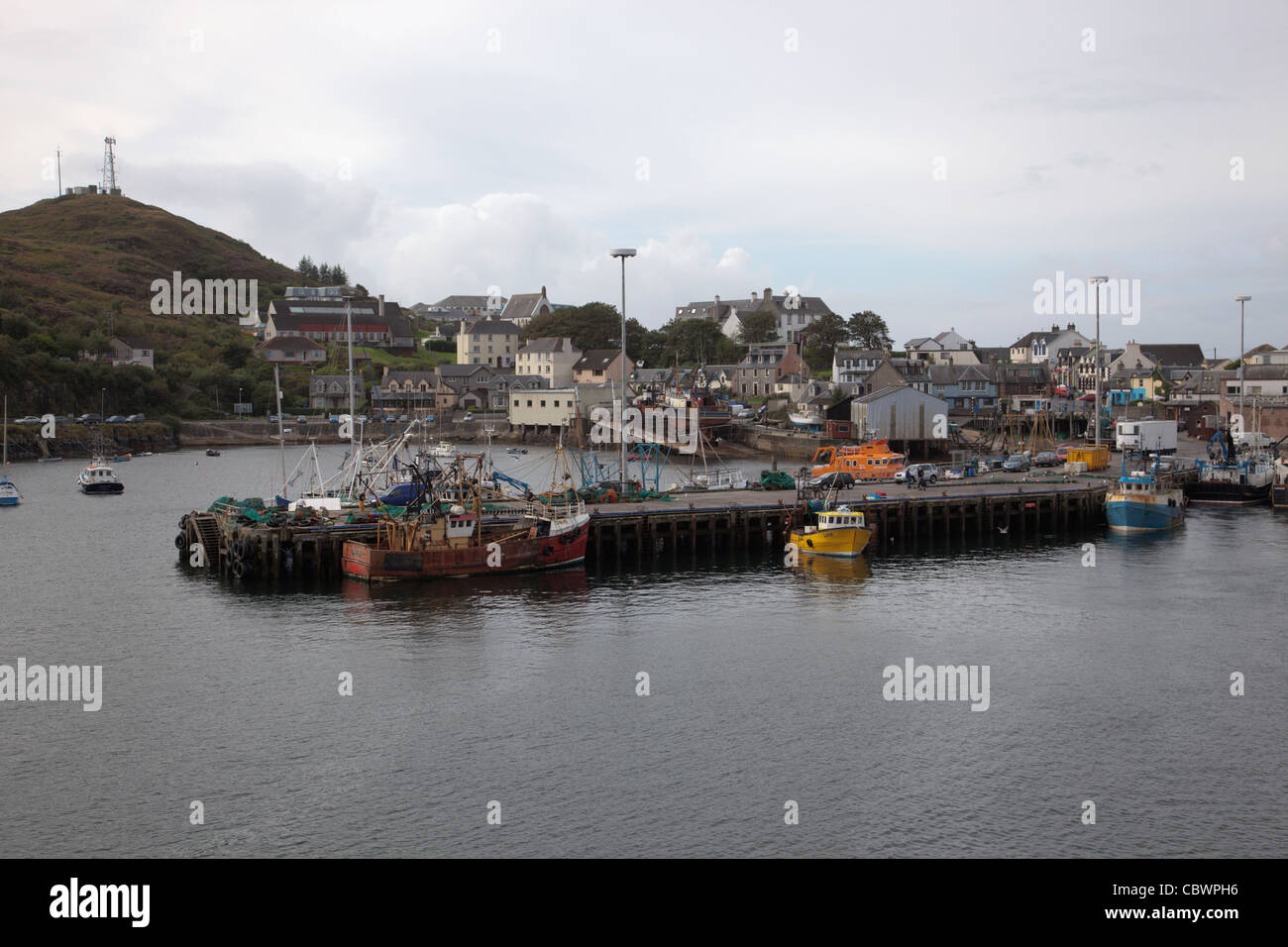 Mallaig ferry pier Inverness-shire Scotland Stock Photo