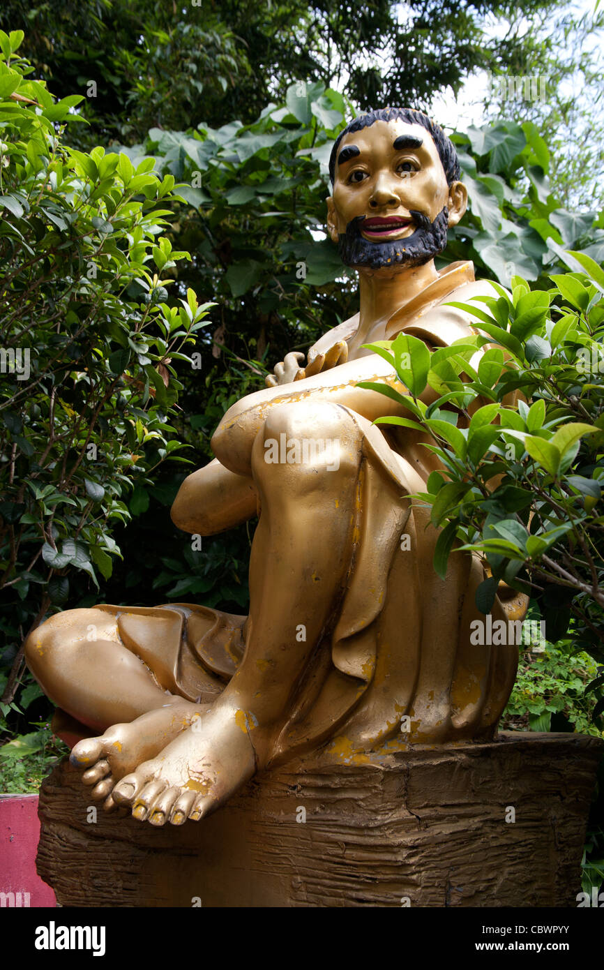 Fat golden buddha sitting on hi-res stock photography and images - Alamy