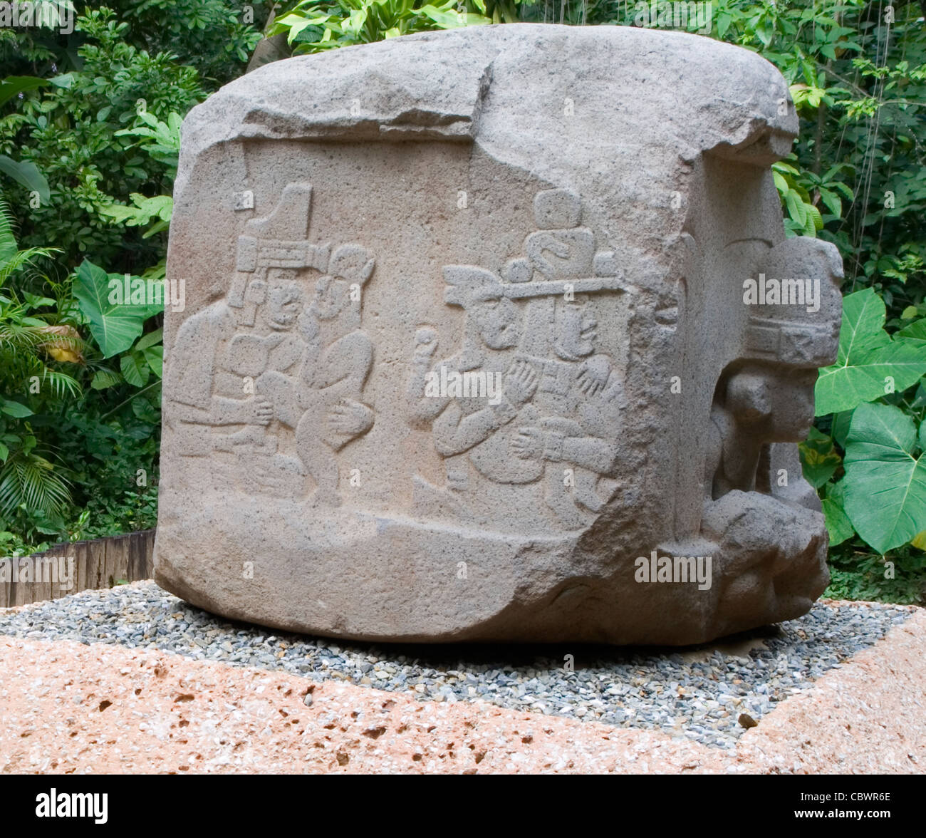 Olmec Sculpture, 900 BCE400BCE, from La Venta Ruin Site, at La Venta