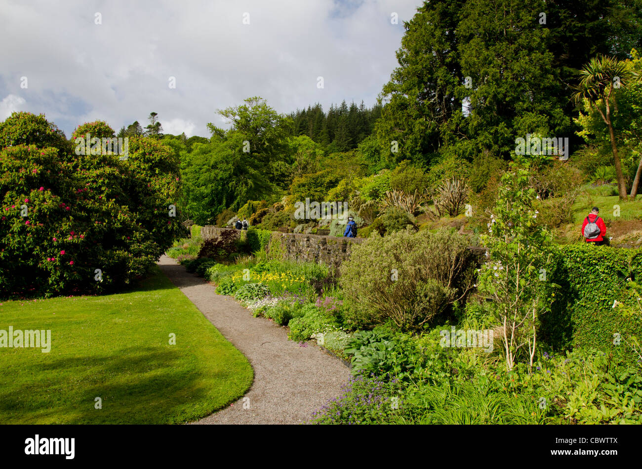 Scotland, Inner Hebrides, Isle of Skye. Armadale Castle Gardens Stock ...