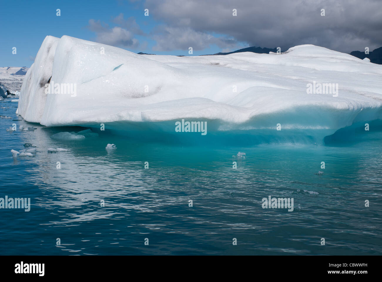 Jokulsarlon glacier lake in Iceland Stock Photo