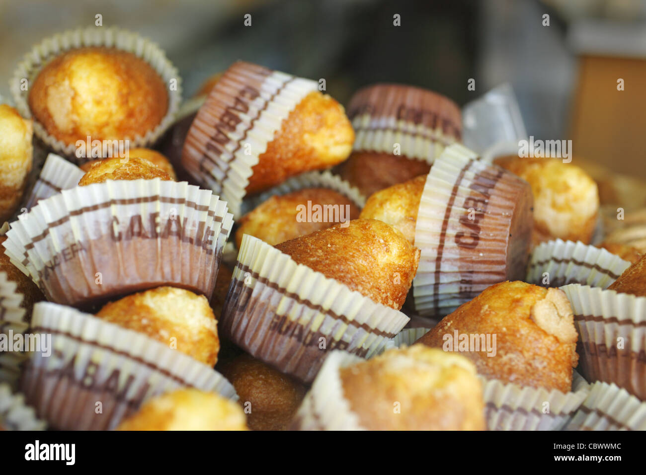 Magdalenas, Spanish cupcakes Stock Photo Alamy