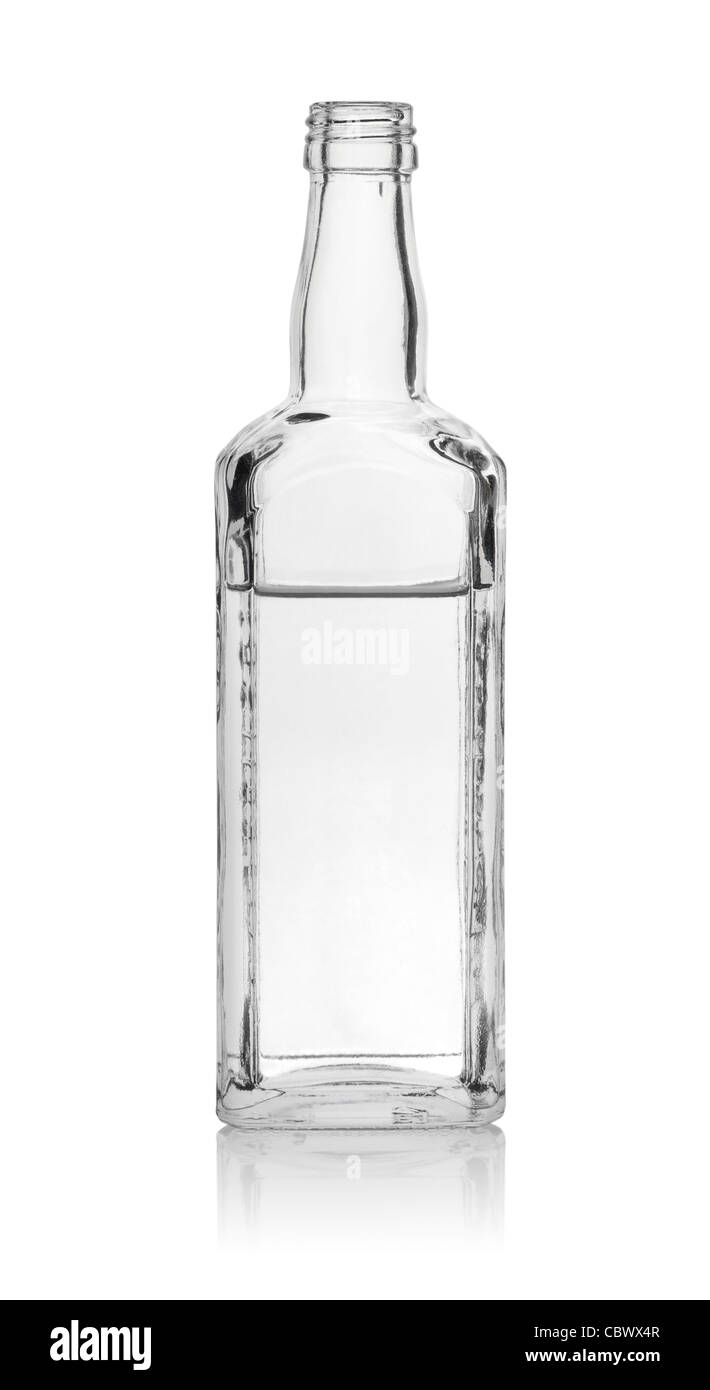 Vodka bottle isolated on a white background Stock Photo