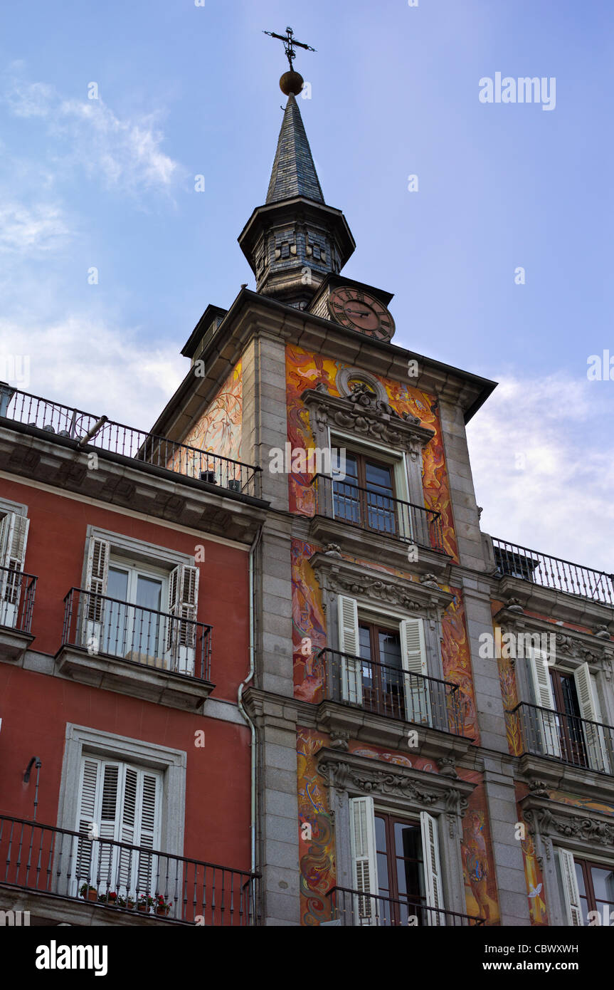 PLAZA MAJOR MADRID SPAIN Stock Photo