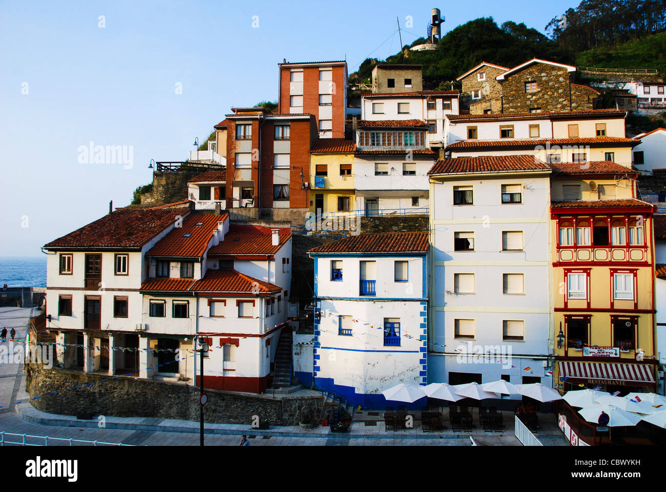 Coloured houses in Cudillero, Asturia, Spain Stock Photo Alamy