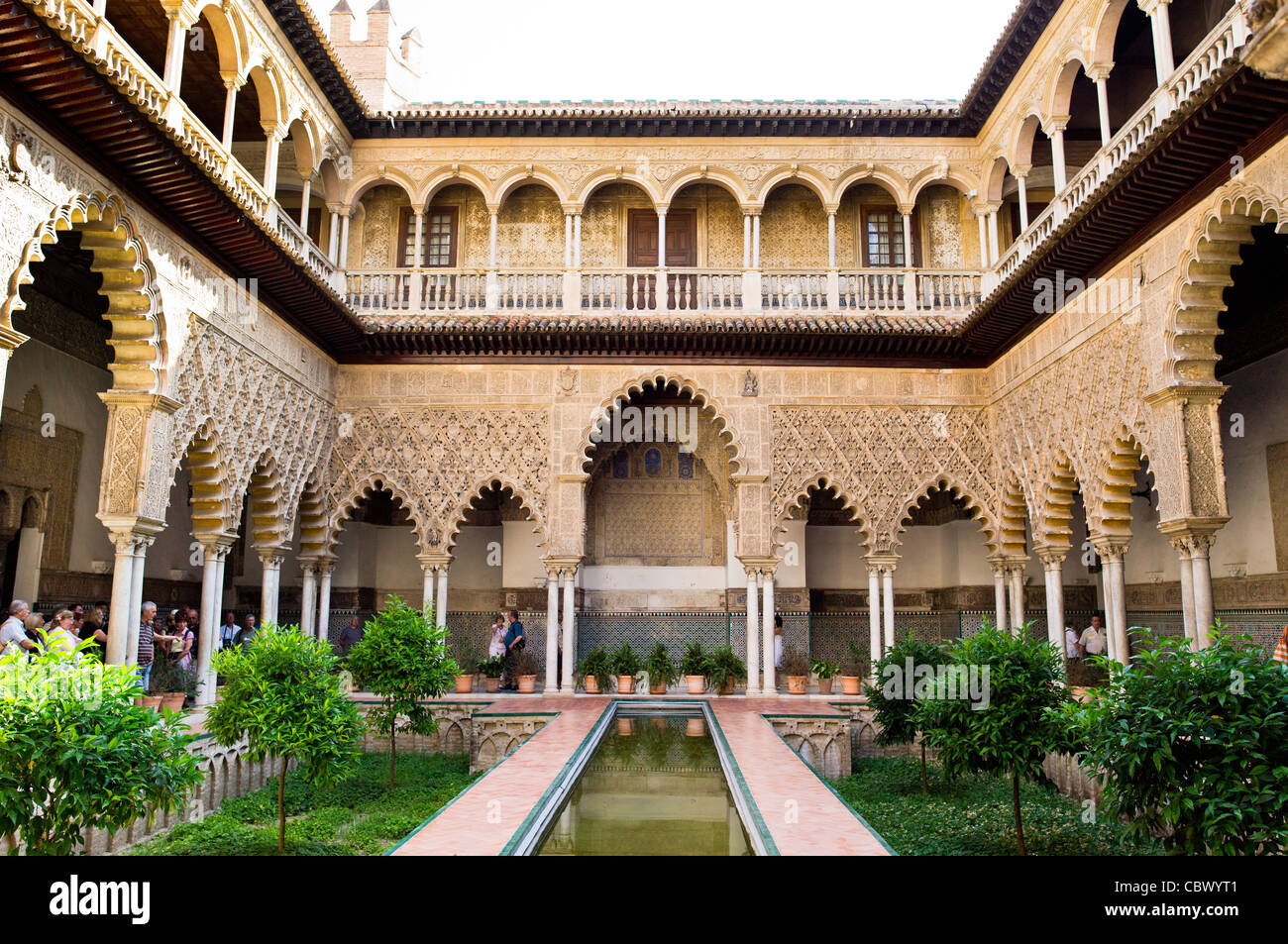 Alcazar Seville Andalucia Spain Stock Photo Alamy
