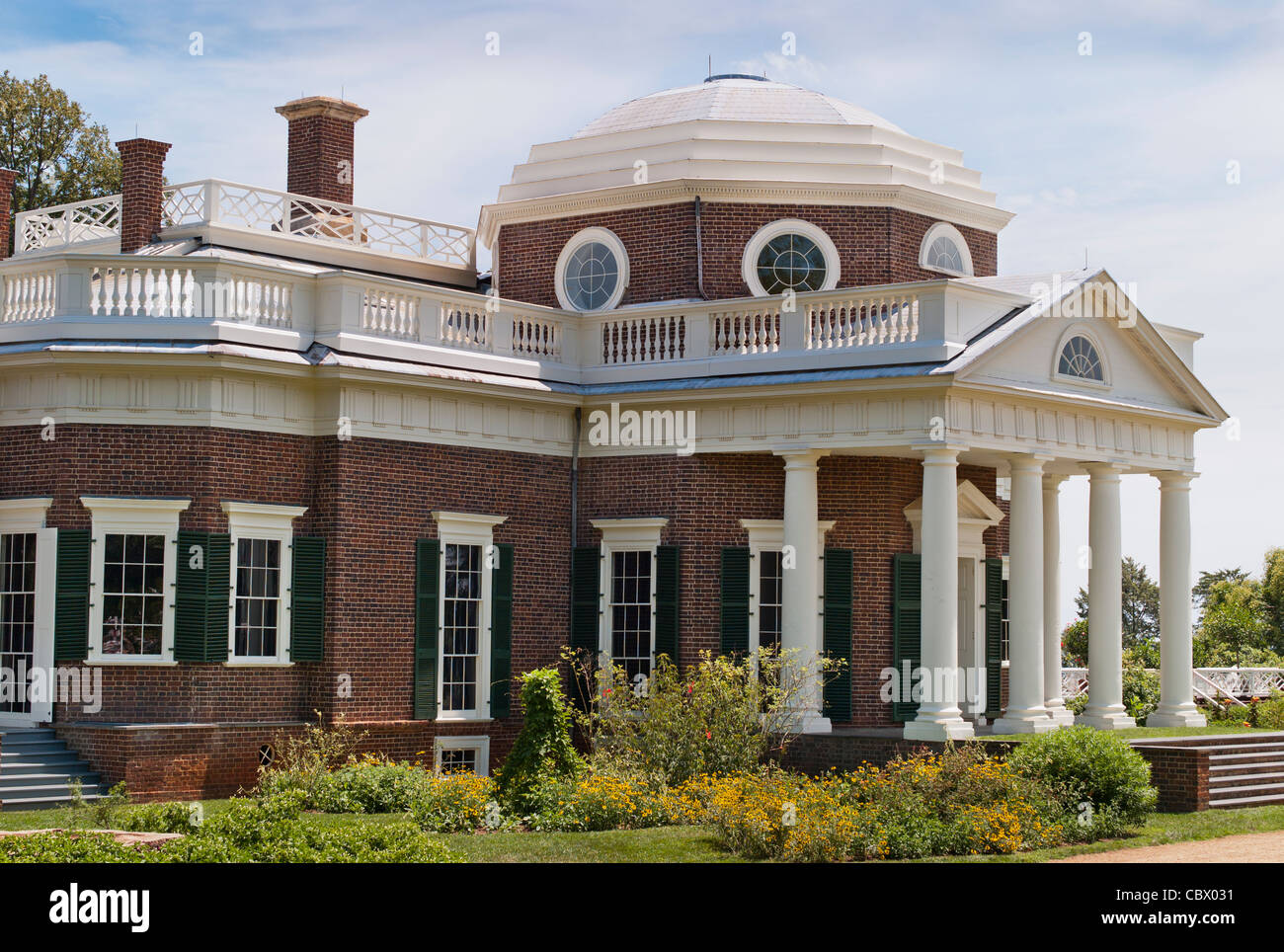 MONTICELLO CHARLOTTESVILLE VIRGINIA Stock Photo Alamy