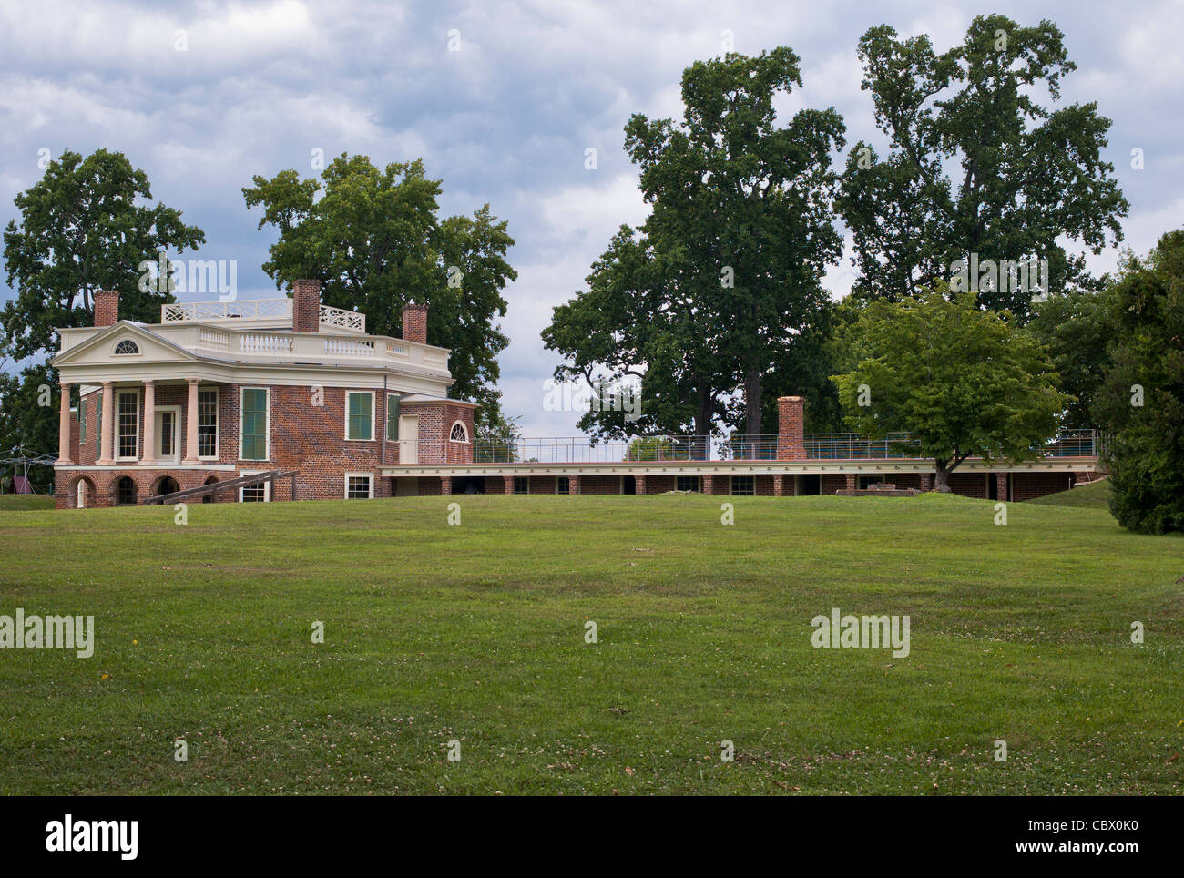 THOMAS JEFFERSON POPLAR FOREST VIRGINIA Stock Photo Alamy