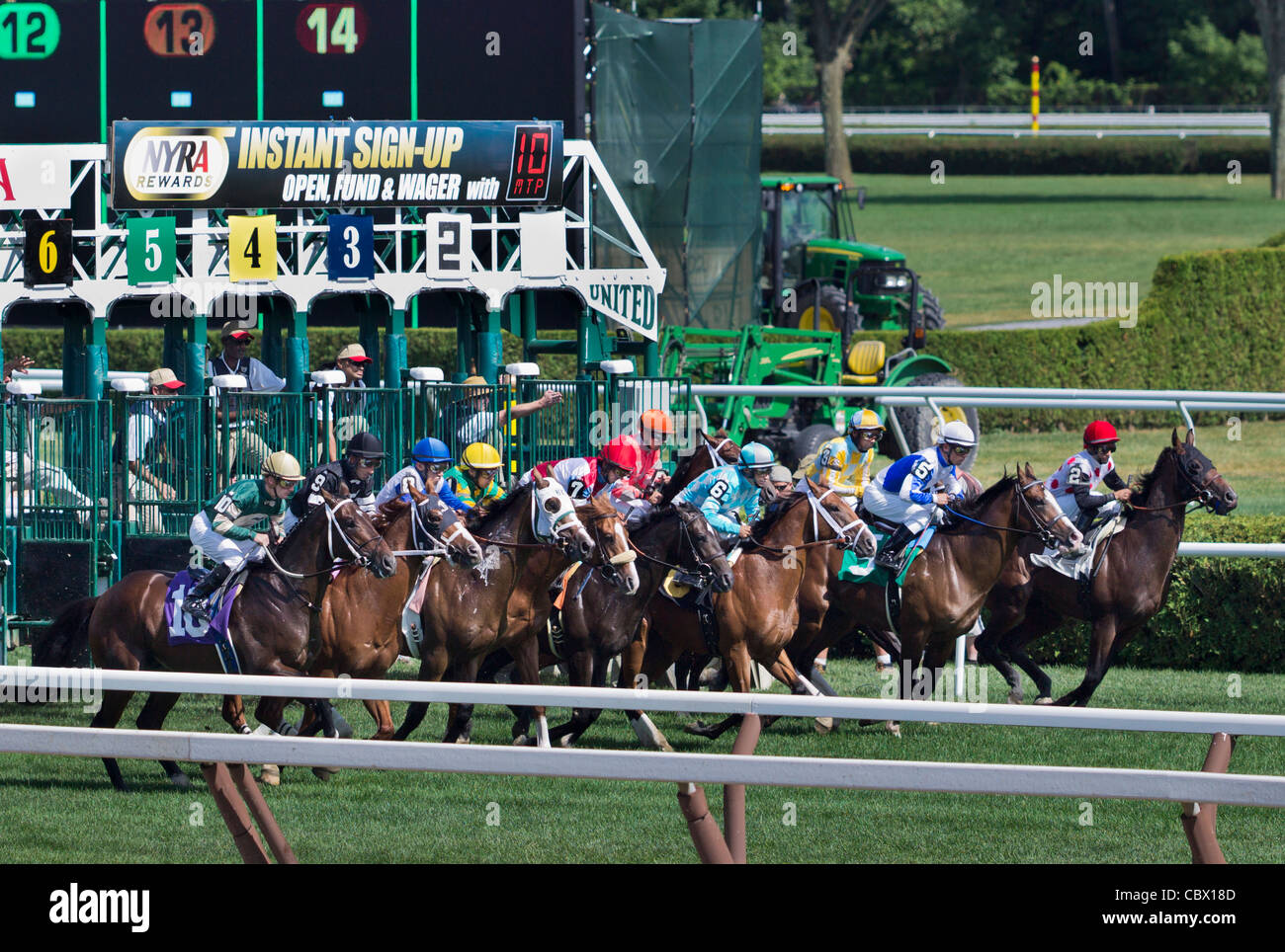 SARATOGA RACE TRACK SARATOGA SPRINGS NEW YORK Stock Photo Alamy