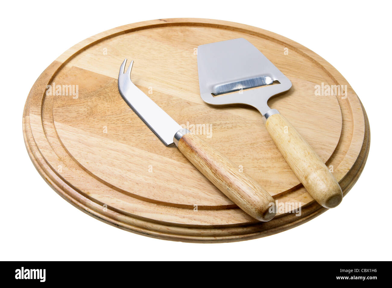Cheese Knife and Cutting Board Stock Photo Alamy