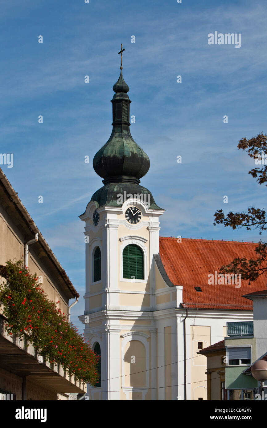 Croatia, Valpovo - Immaculate Conception of the Blessed Virgin Mary Church Stock Photo