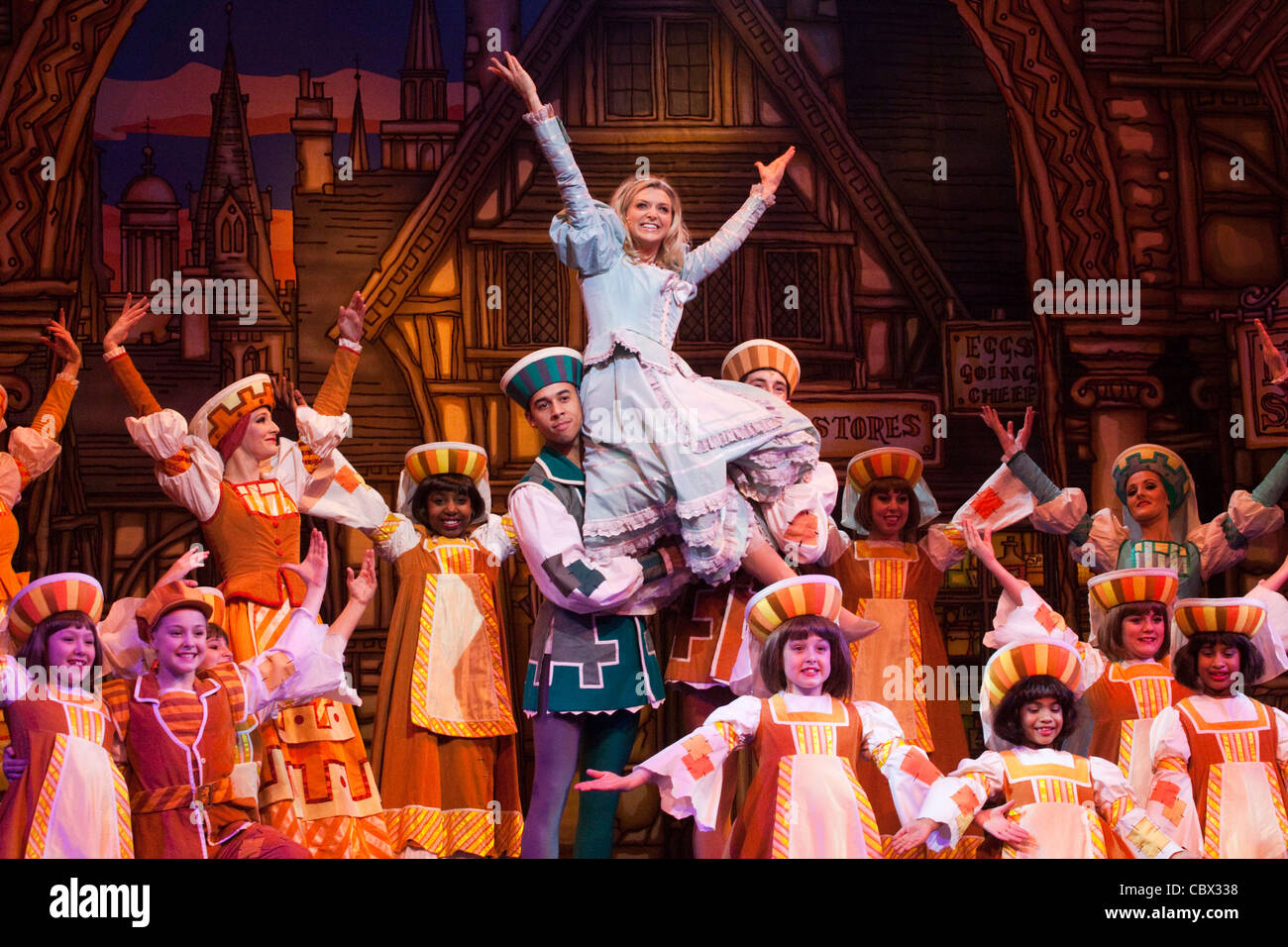Dick Whittington panto at the New Wimbledon Theatre, Wimbledon, London