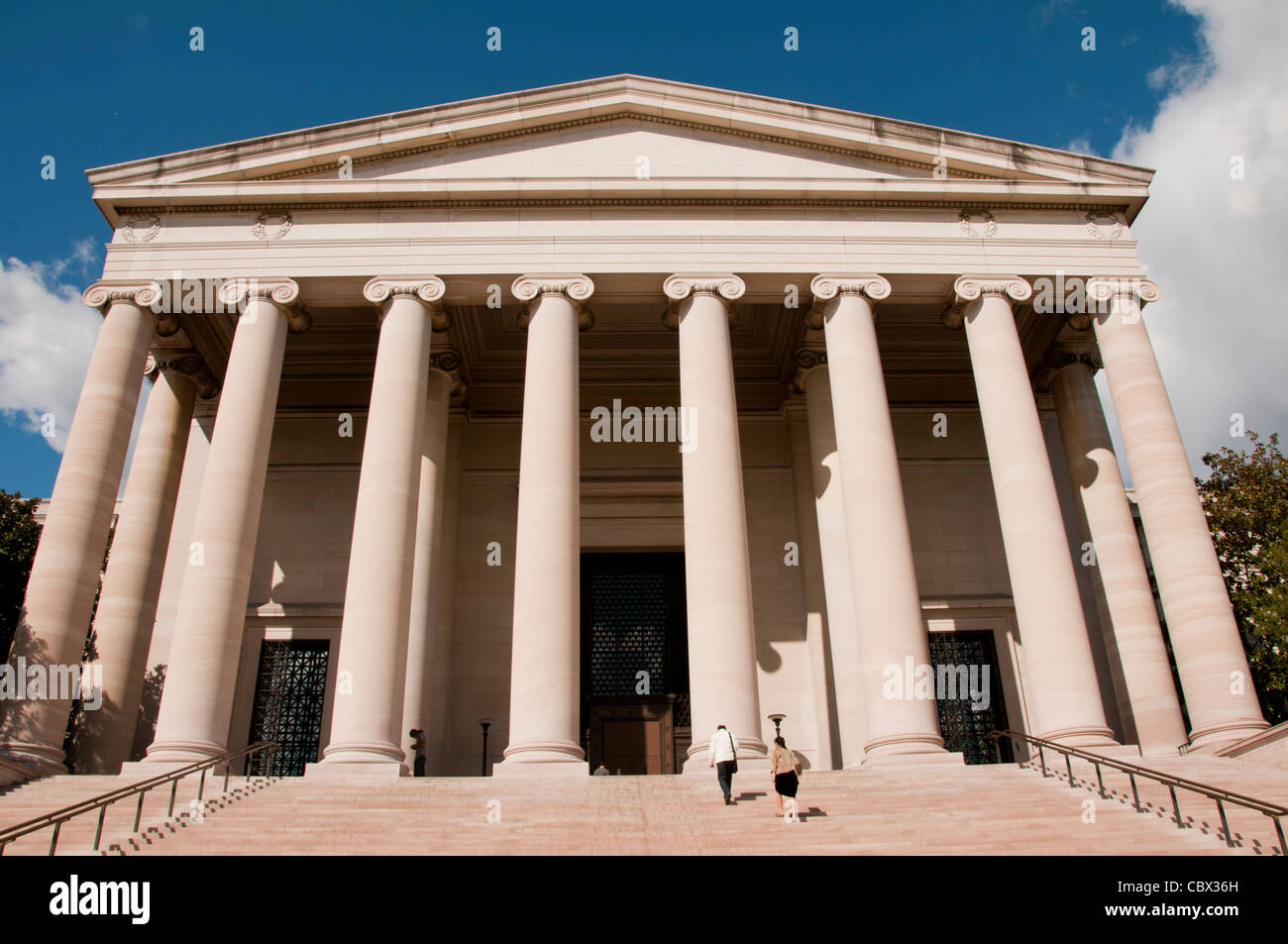 Exterior, National Gallery of Art, Washington, DC, dc124723 Stock Photo