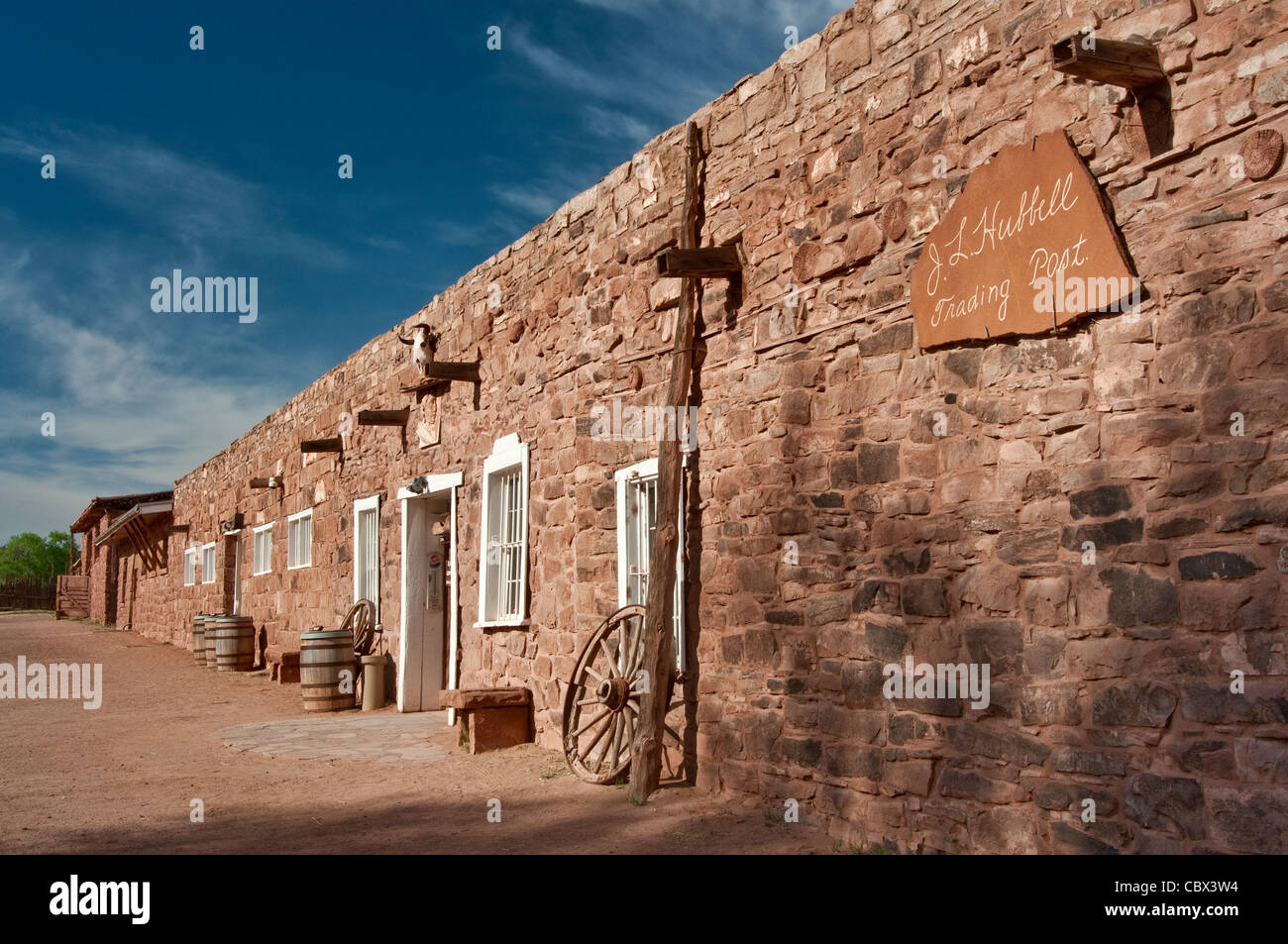 Hubbell Trading Post National Historic Site, Navajo Indian Reservation, Ganado, Arizona, USA Stock Photo