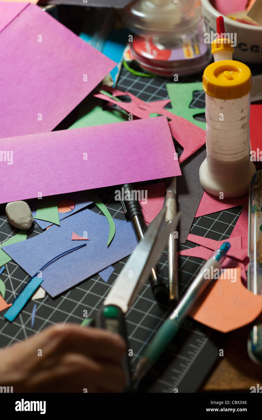 Hand tools for bookbinding hires stock photography and images Alamy