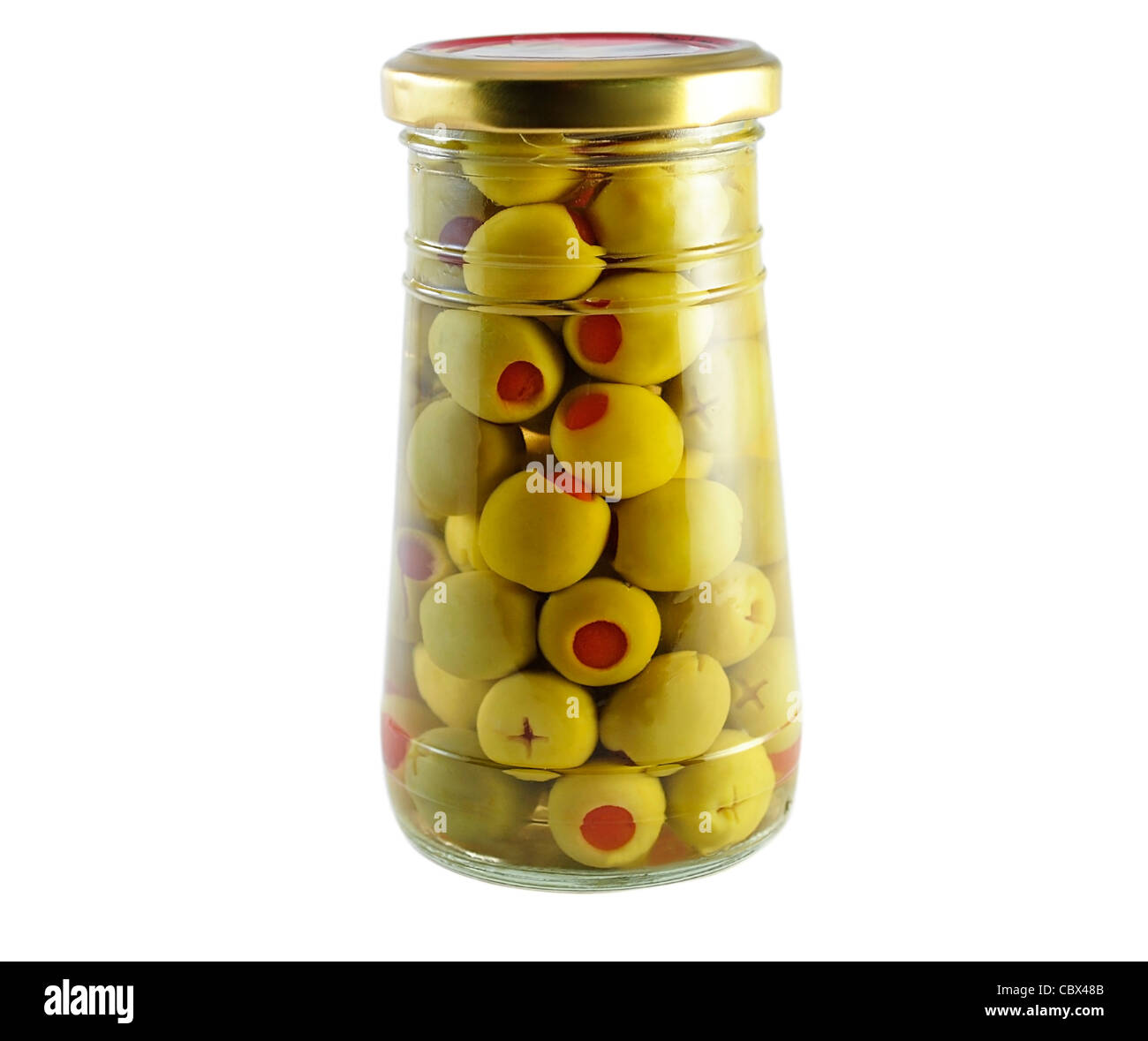 Download A Jar Of Green Olives On White Background Stock Photo Alamy Yellowimages Mockups