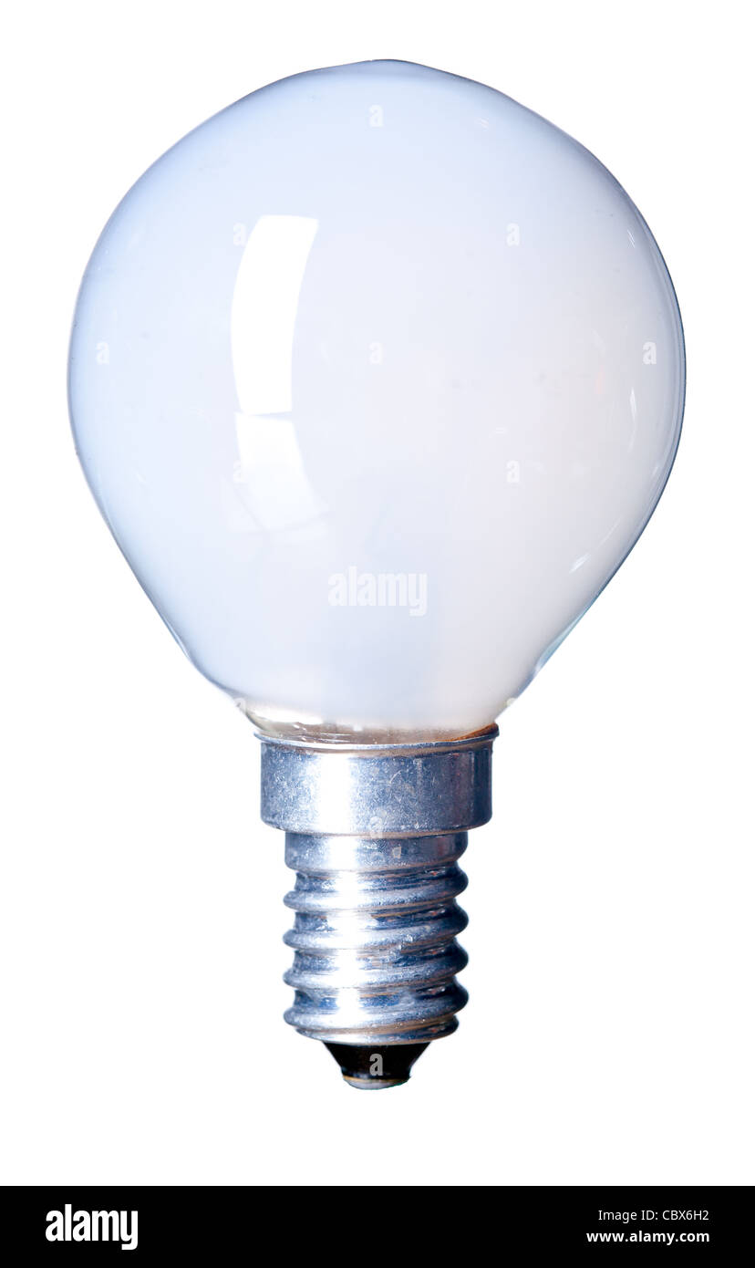 Light Bulb isolated on white background Stock Photo - Alamy