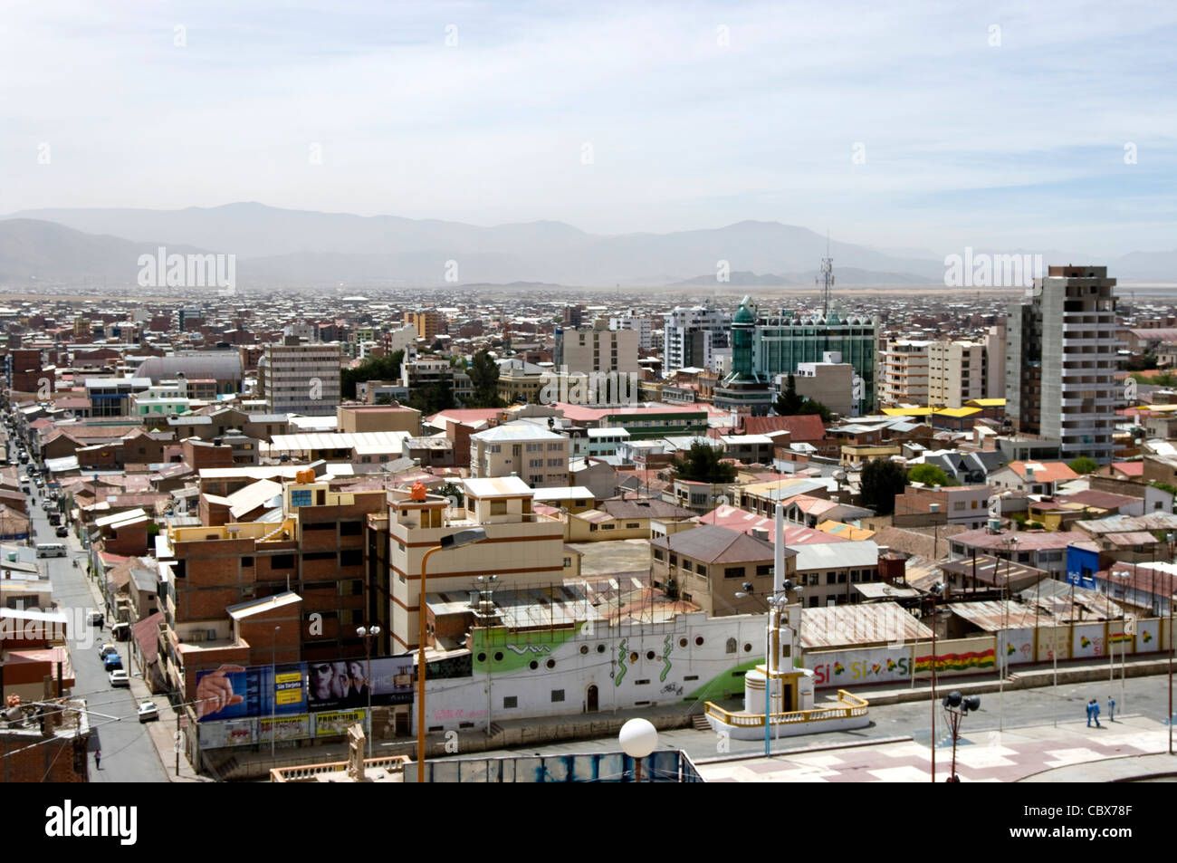 Bolivia. Oruro city. Cityscape Stock Photo Alamy