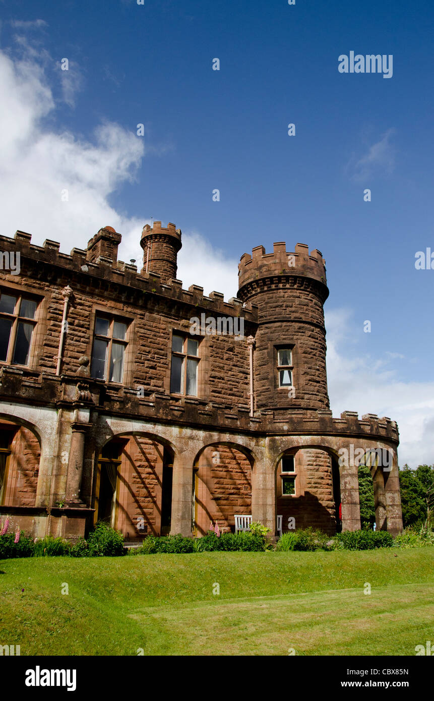 Scotland, Inner Hebrides, Isle of Rum (aka Rhum). Historic Kinloch