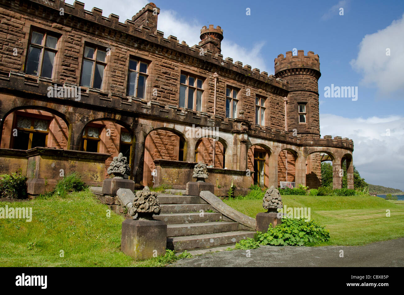 Kinloch Castle Isle Of Rum Stock Photos & Kinloch Castle Isle Of Rum
