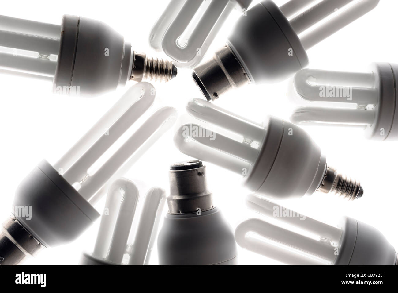 Low energy lightbulbs Stock Photo Alamy