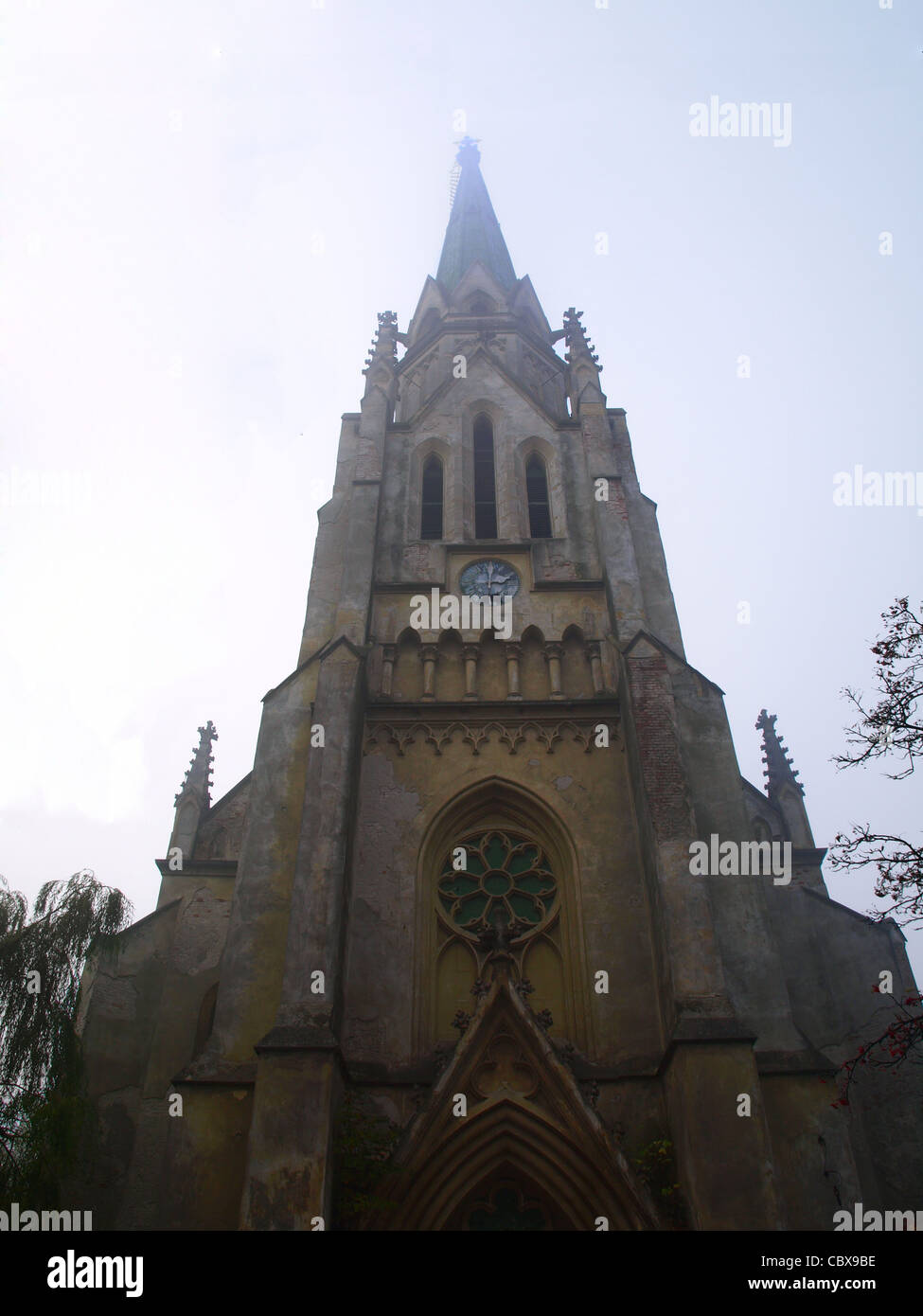 Old gothic church in Chernovtcy, Ukraine Stock Photo - Alamy