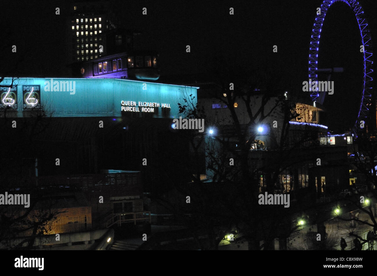 Queen Elizabeth Hall and Purcell Room at South Bank Centre, London, UK. Stock Photo